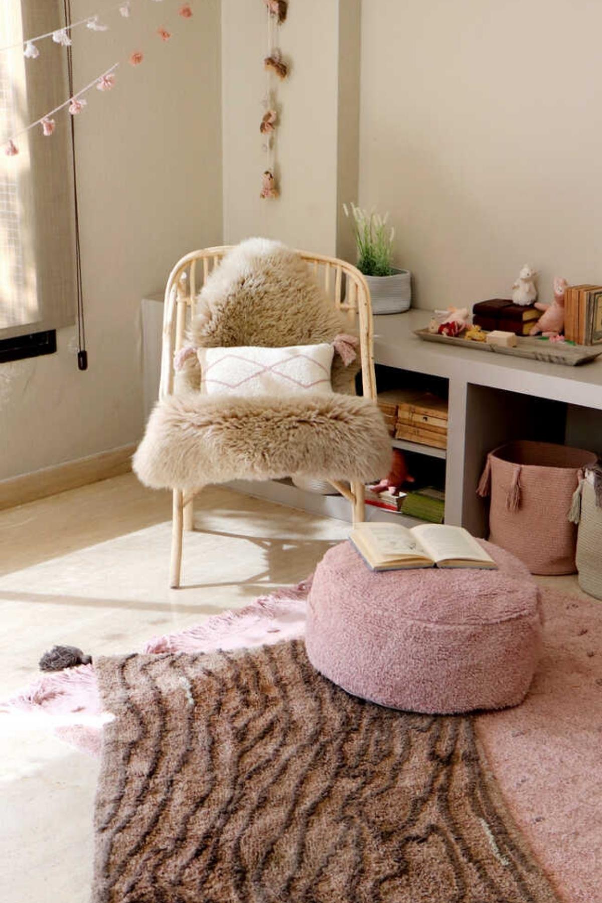 Lorena Canals / Puf, Chill Vintage Pembe