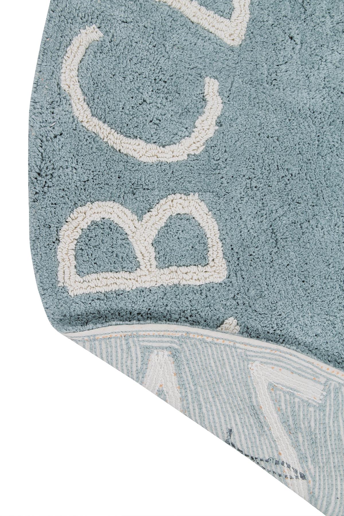 Lorena Canals / Halı, Round ABC Vintage Mavi