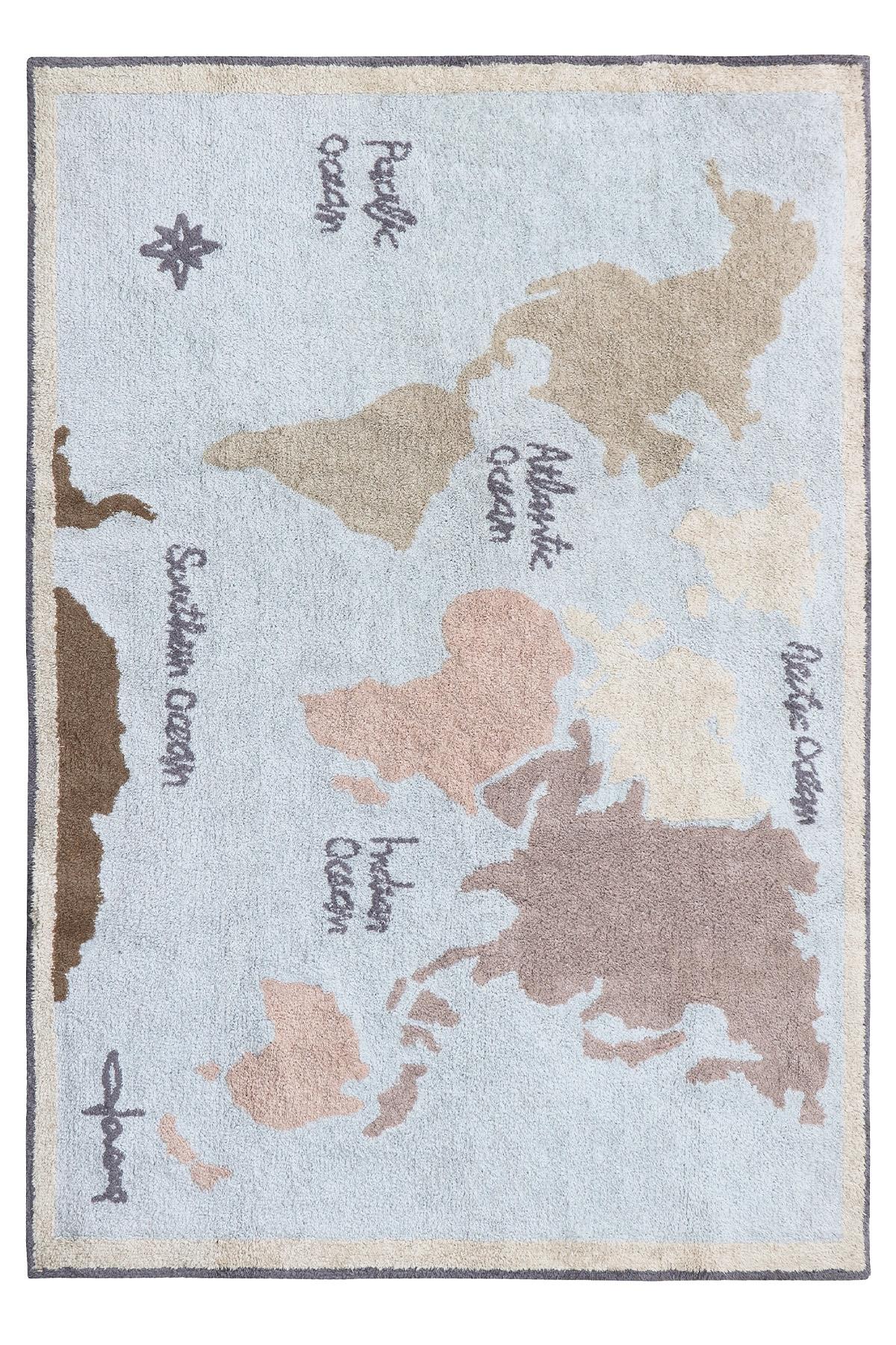 Lorena Canals / Vintage Map Halı | Lorena Canals Std