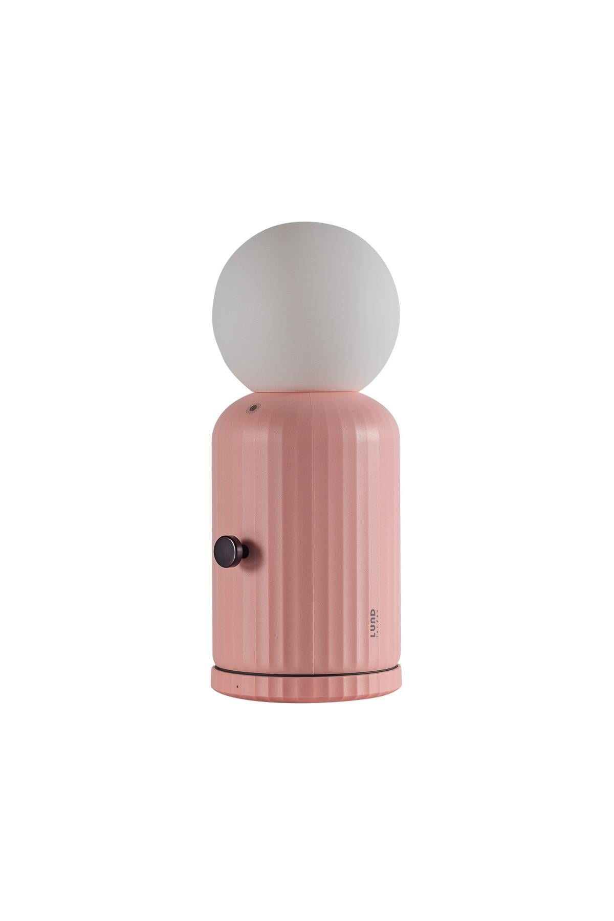 LUND LONDON  Wireless Lamp and Charger - Mini Sarjlı Lamba Pembe