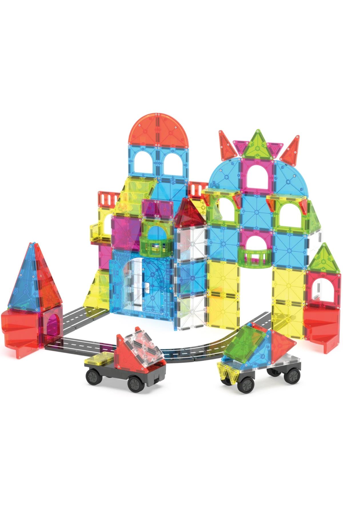 Magna Tiles - City Centre Manyetik Bloklar 110 Parça Çok Renkli