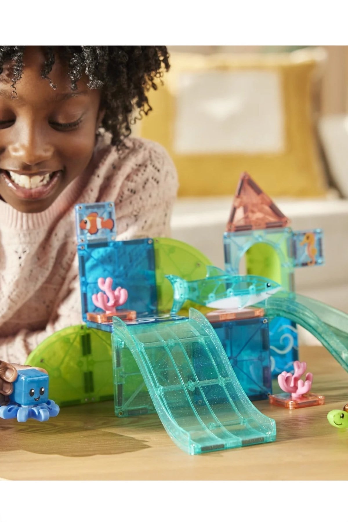 MAGNA-TILES® - Coral Reef Manyetik Bloklar - 25 Parça Çok Renkli