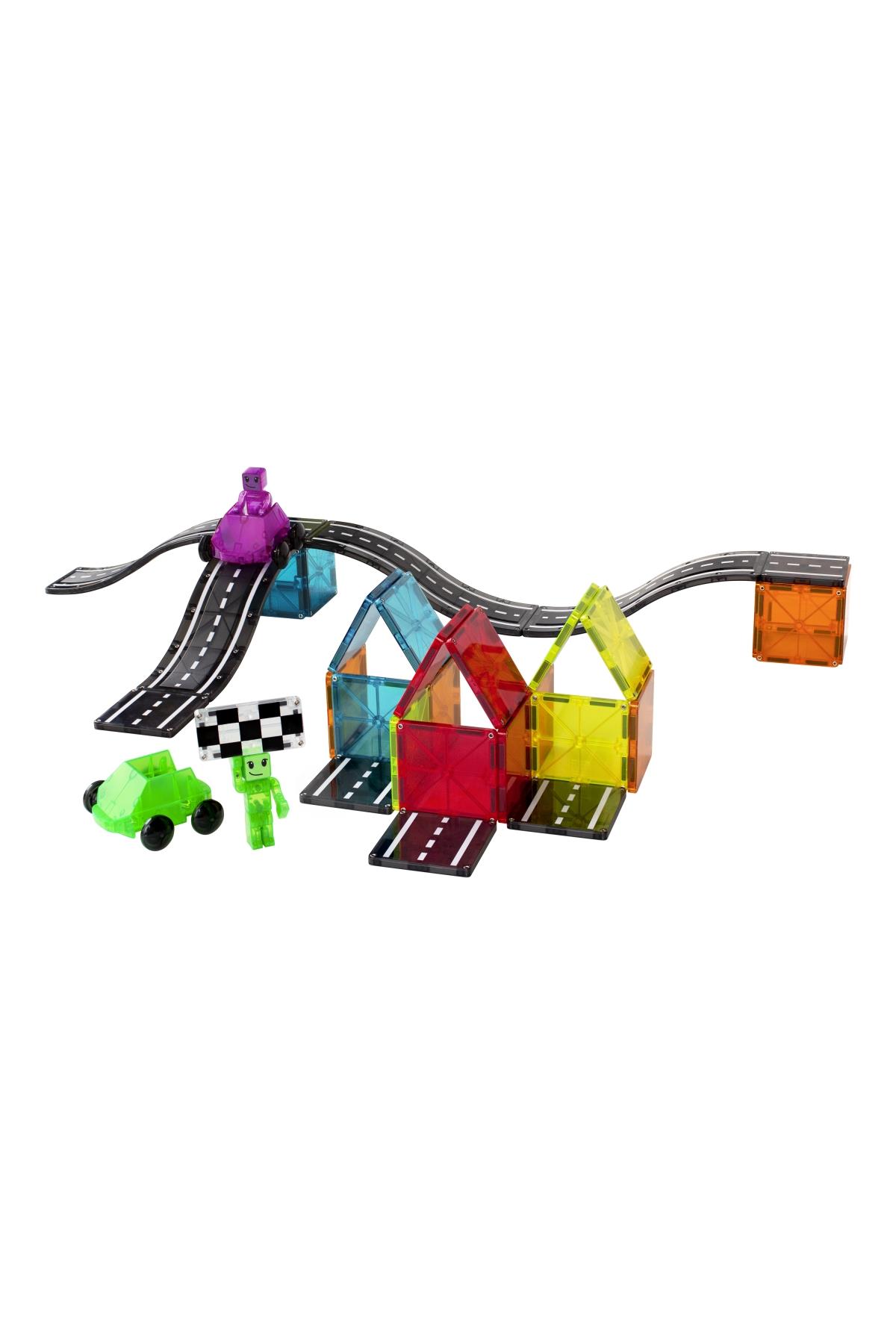 MagnaTiles - Downhill Duo 40-Piece Set - Yokuş Aşağı 2li - 40 Parça Çok Renkli