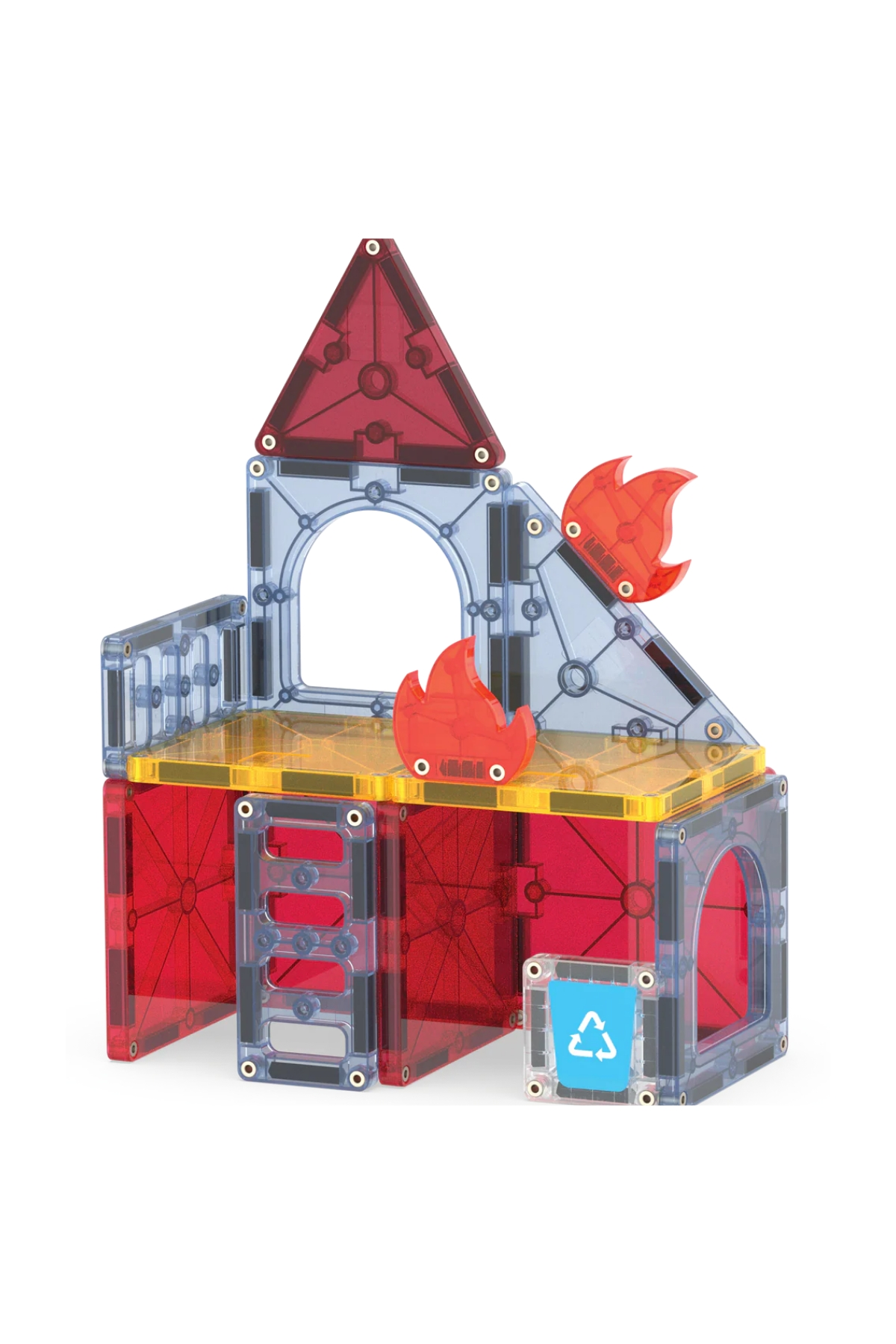 MAGNATILES® - Fire Rescue - 27 Parça Çok Renkli