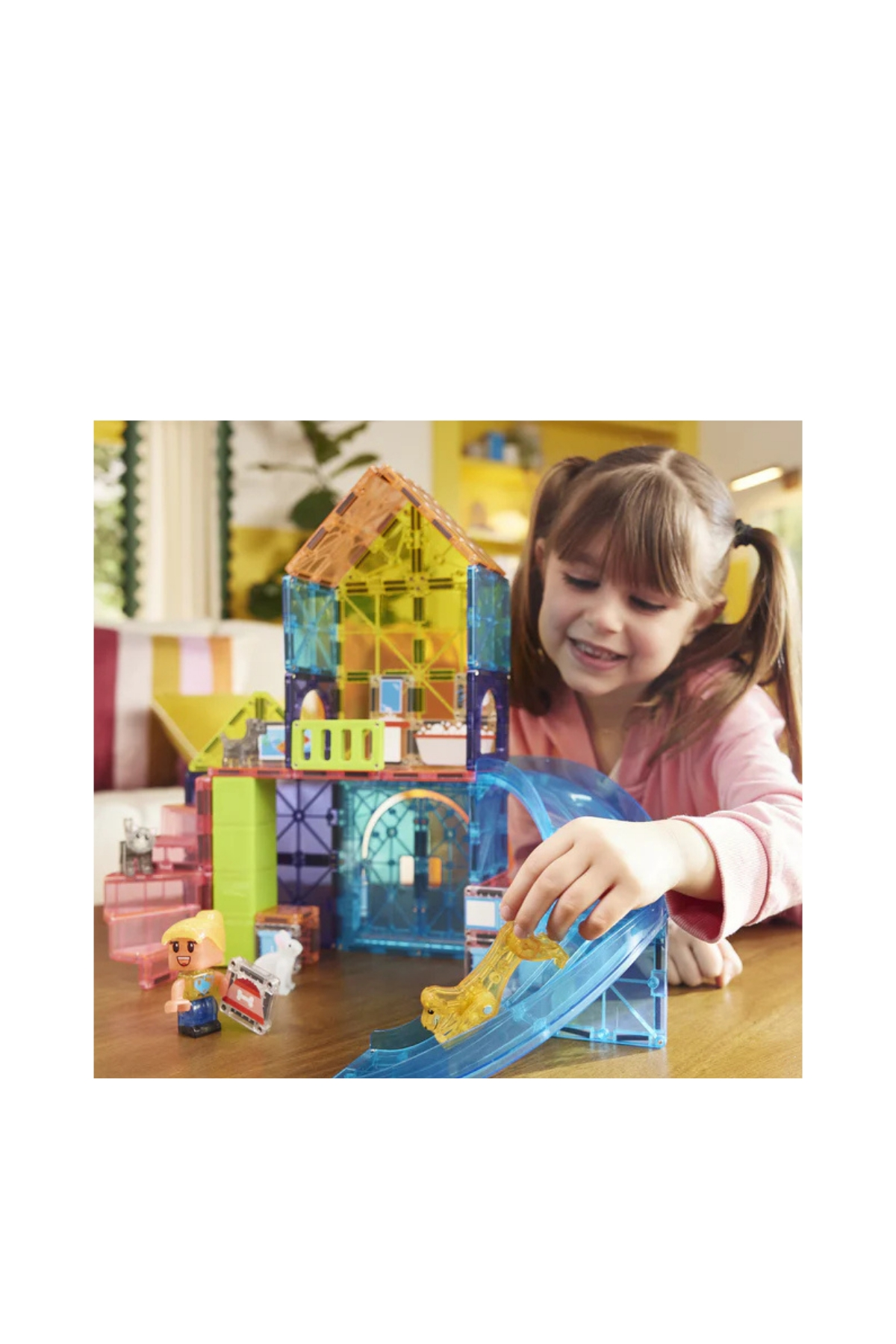 MAGNATILES® - Pet Playhouse - 50 Parça Çok Renkli