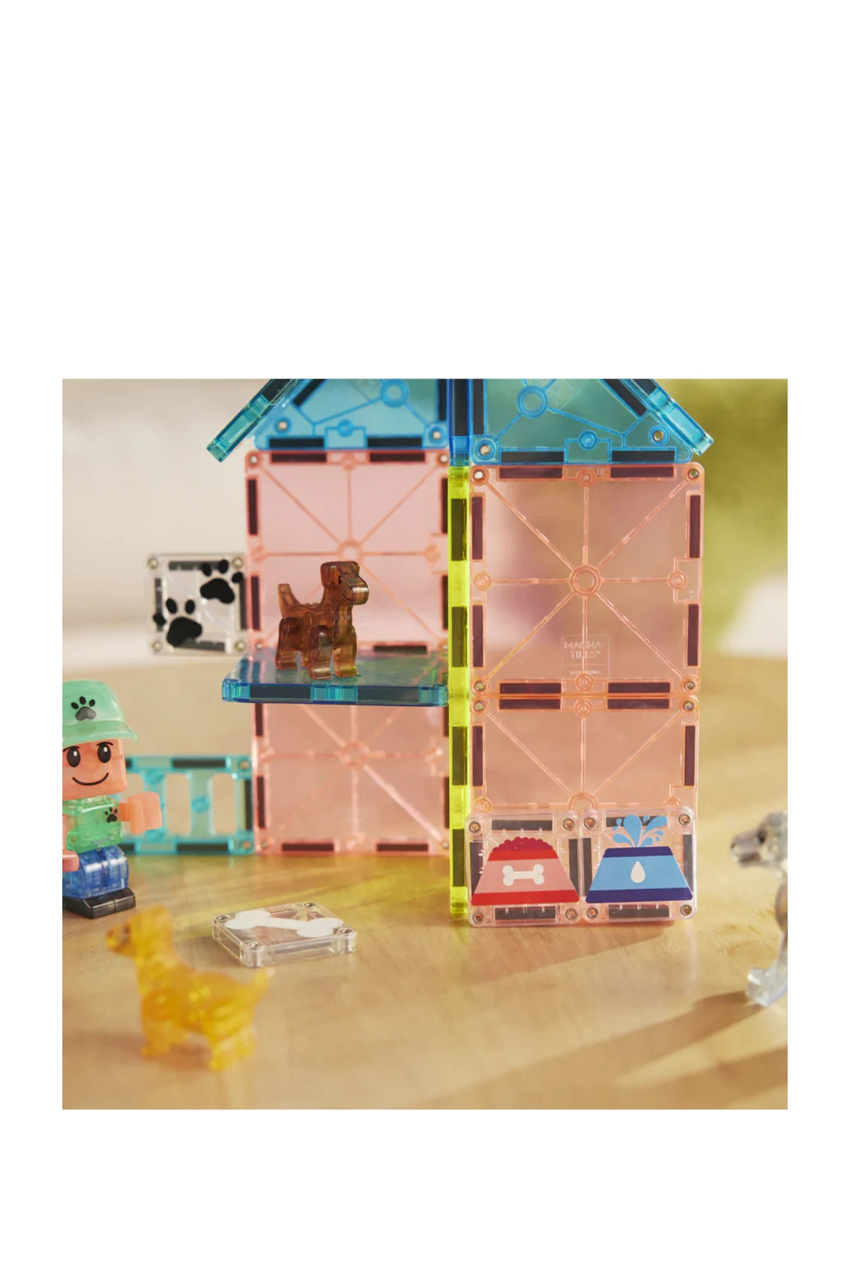 MAGNATILES® - Puppy Park - 27 Parça Çok Renkli