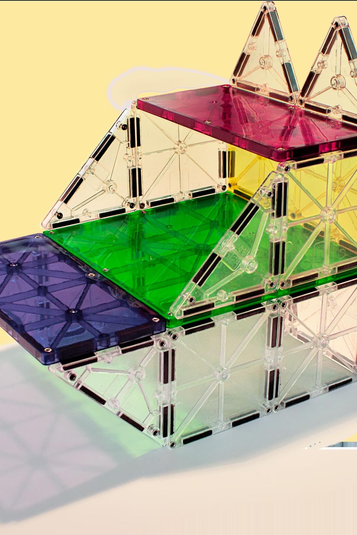 Magna-Tiles - Rectangle Expansion 8 Parça Çok Renkli