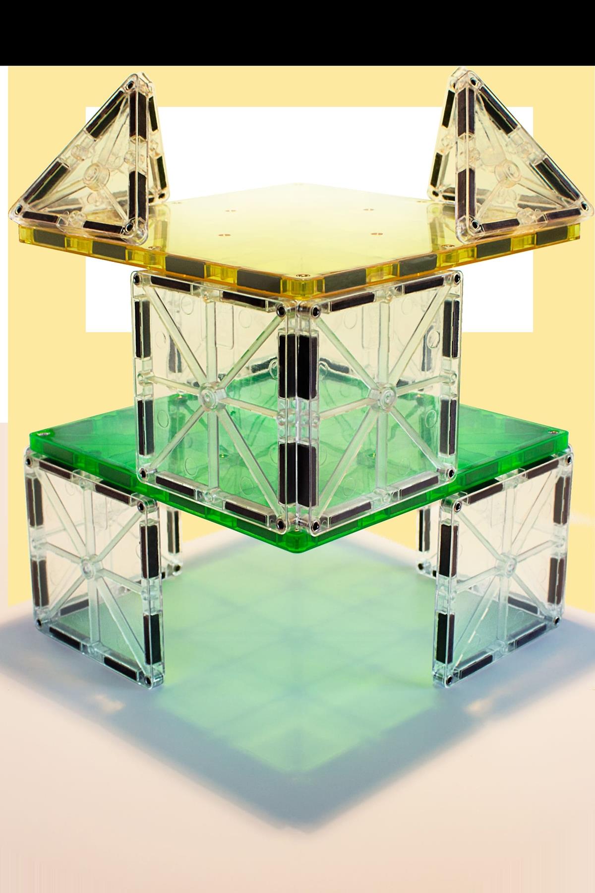 Magna-Tiles - Rectangle Expansion 8 Parça Çok Renkli