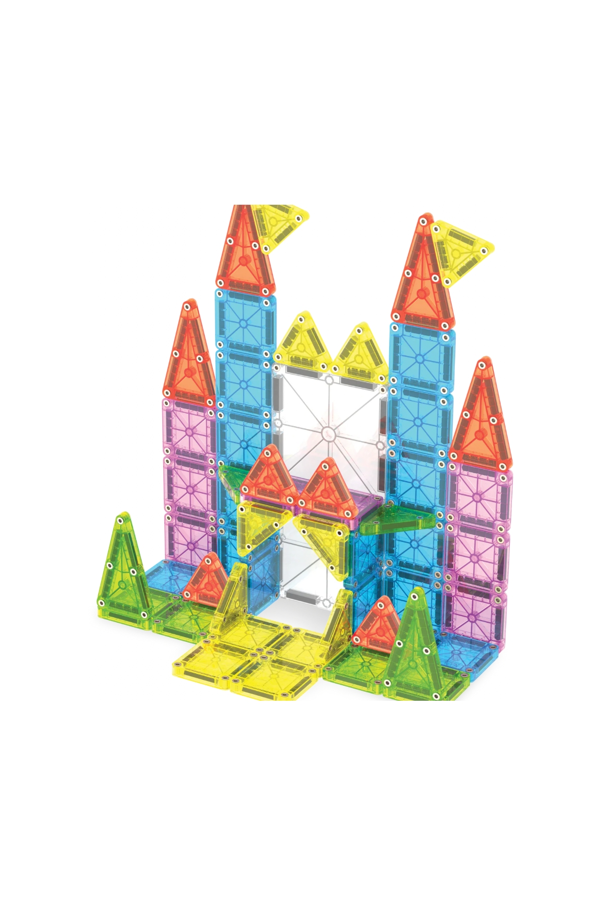 MAGNATILES® - Travel Set - Seyahat Seti - 55 Parça Çok Renkli