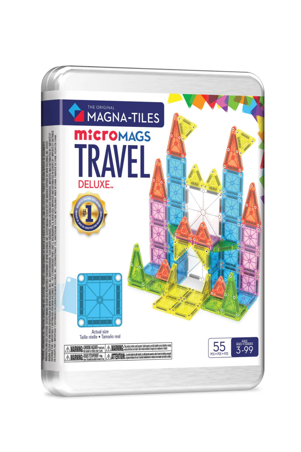 MAGNATILES® - Travel Set - Seyahat Seti - 55 Parça Çok Renkli