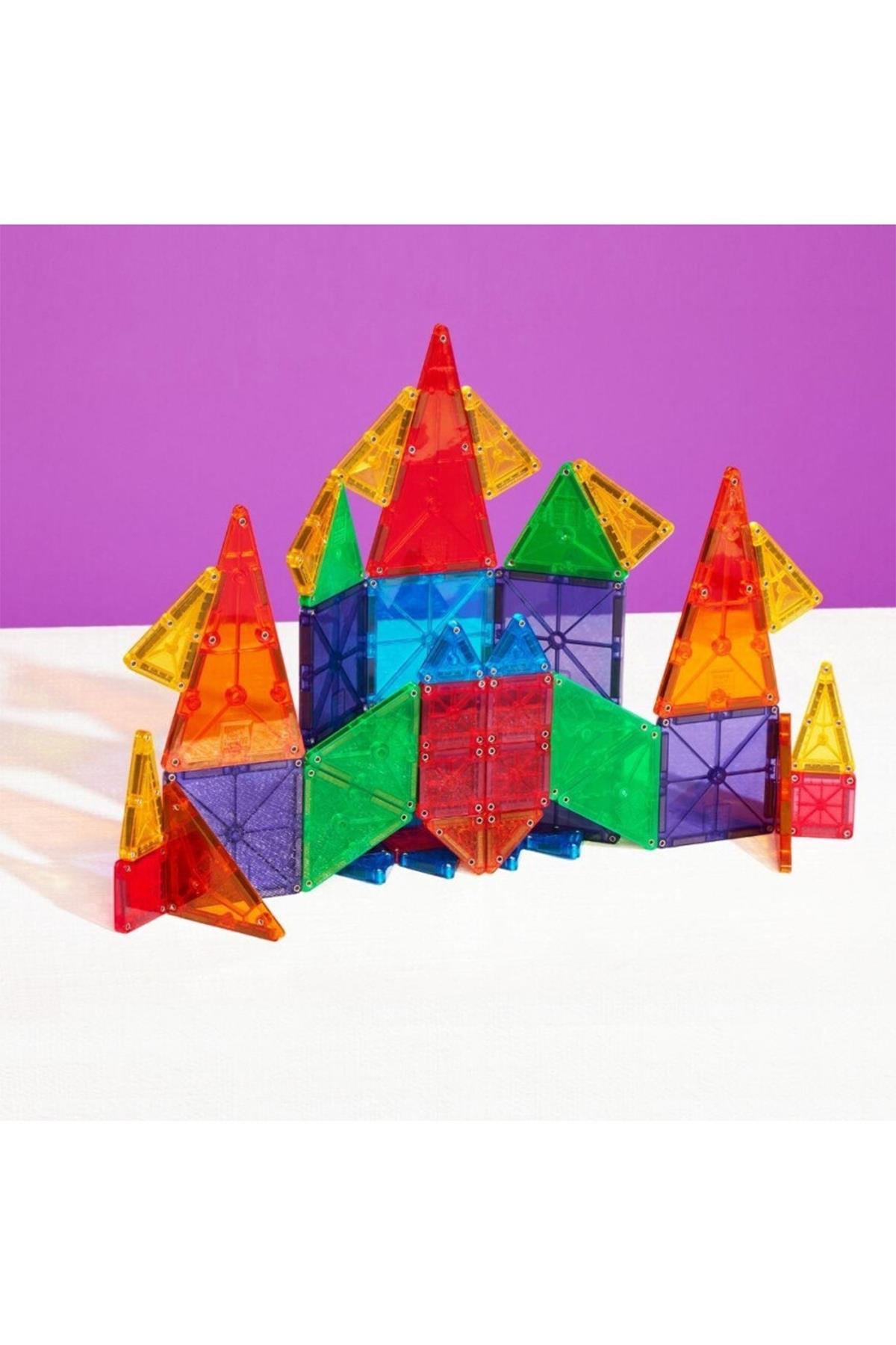 MagnaTiles Combo + microMAGS - 46 Parça Çok Renkli
