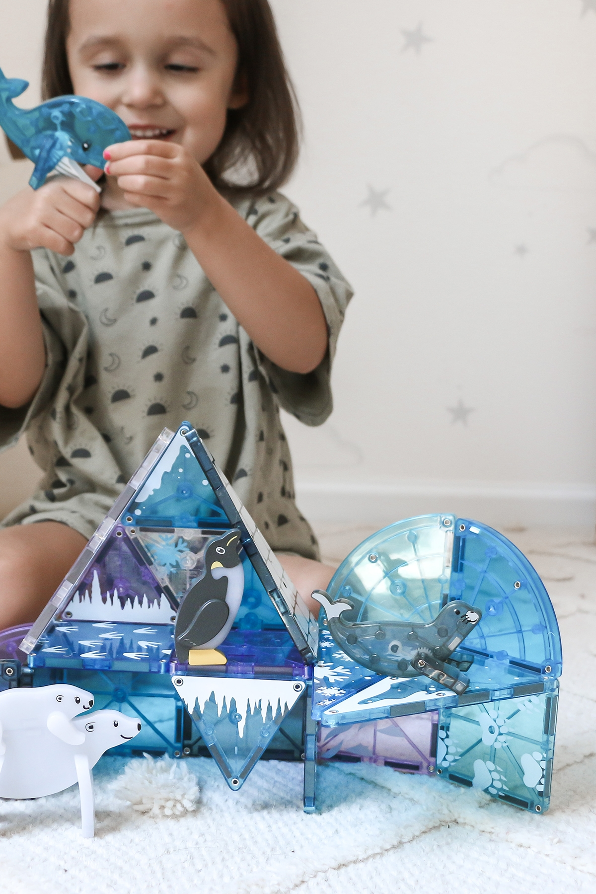 MagnaTiles - Kuzey Kutbu - 25 Parça Çok Renkli