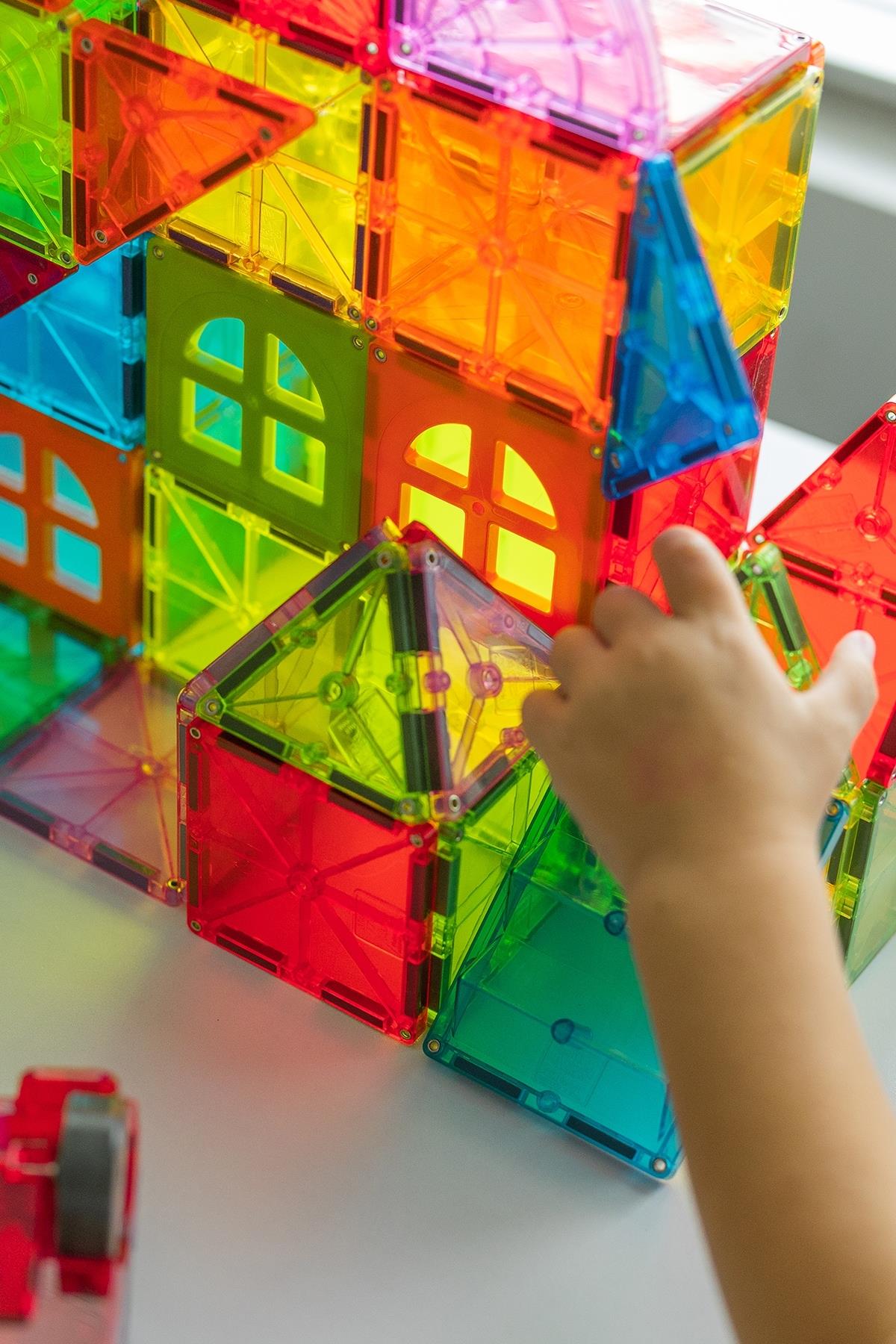 MagnaTiles - Metropolis - 110 Parça Çok Renkli
