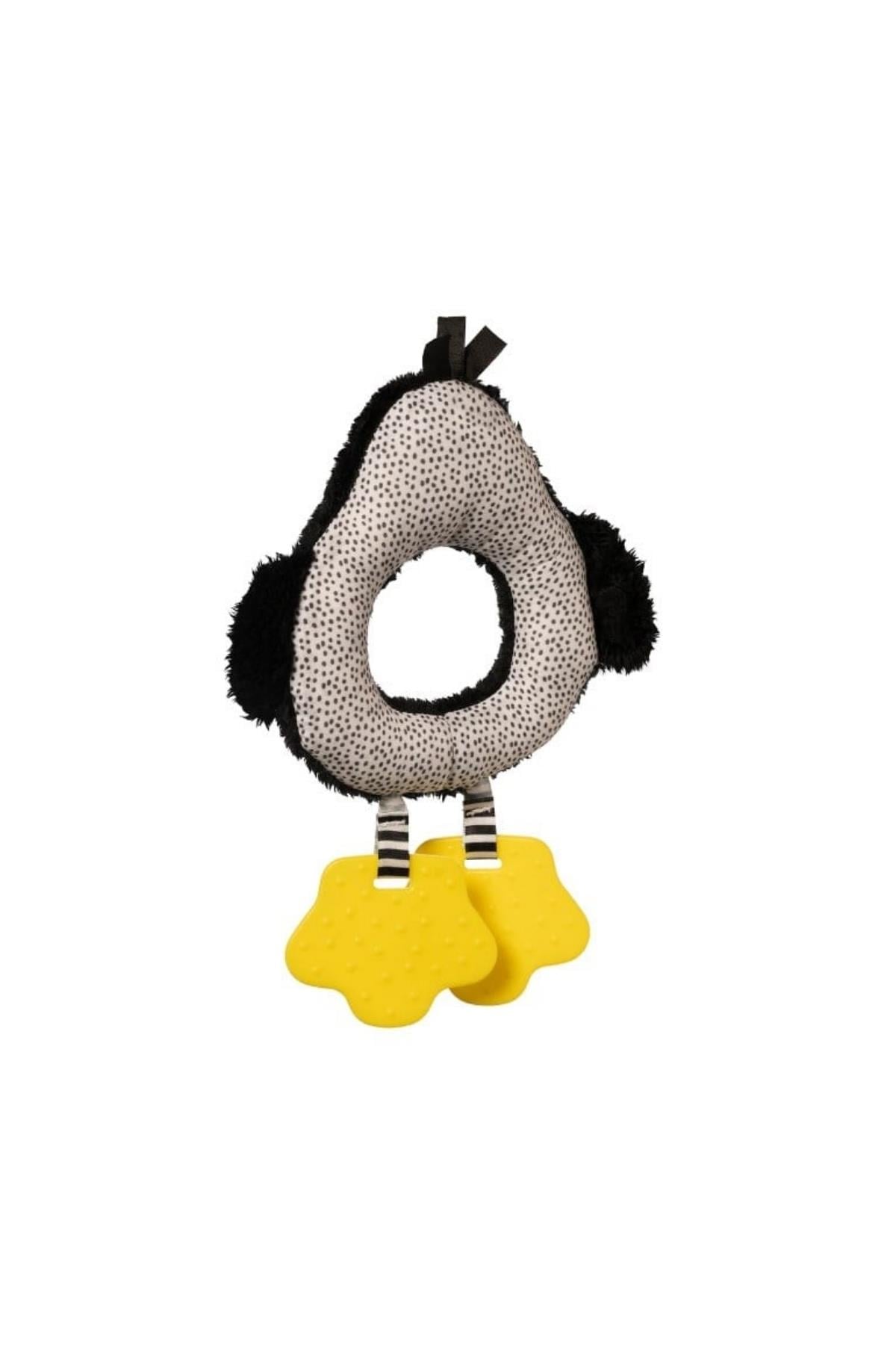 Manhattan Toy Diş Kaşıyıcı ve Çıngırak - Penguen Çok Renkli