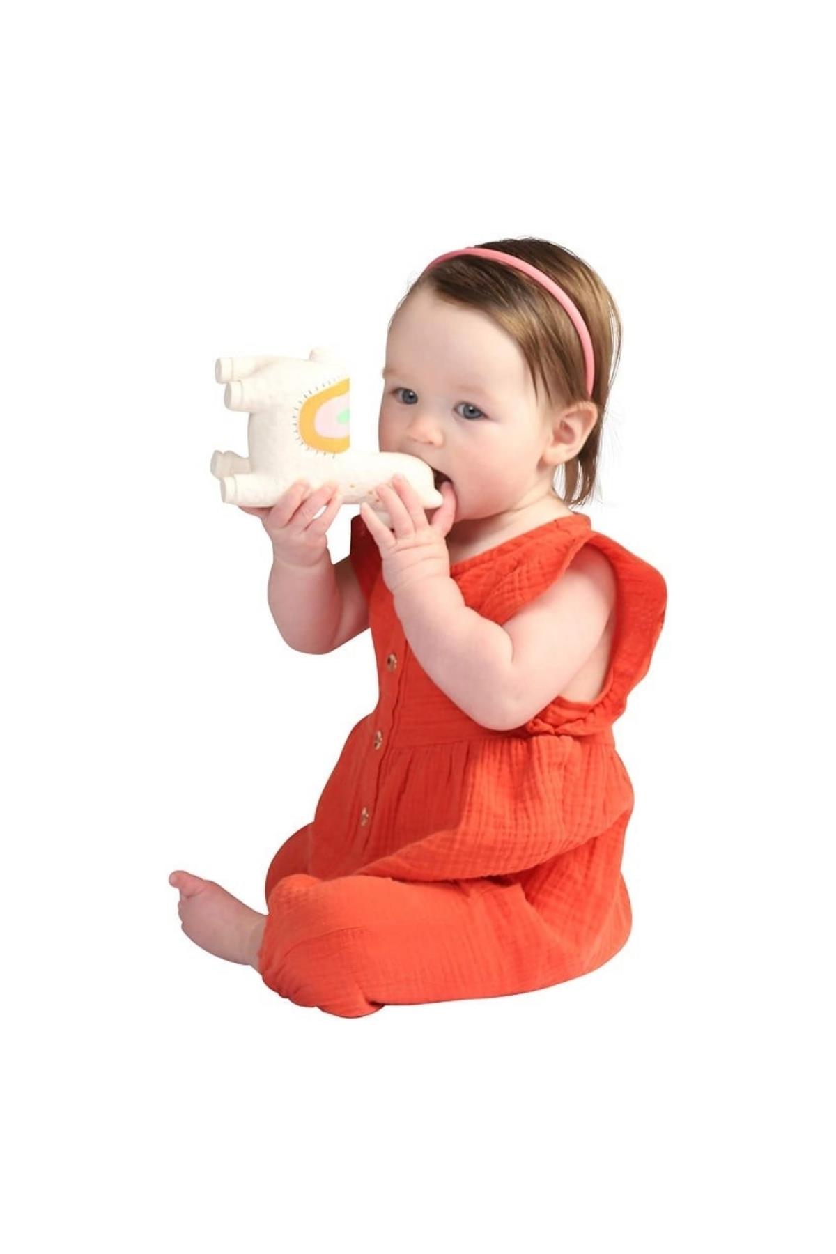 Manhattan Toy Lili Lama Diş Kaşıyıcı Çok Renkli