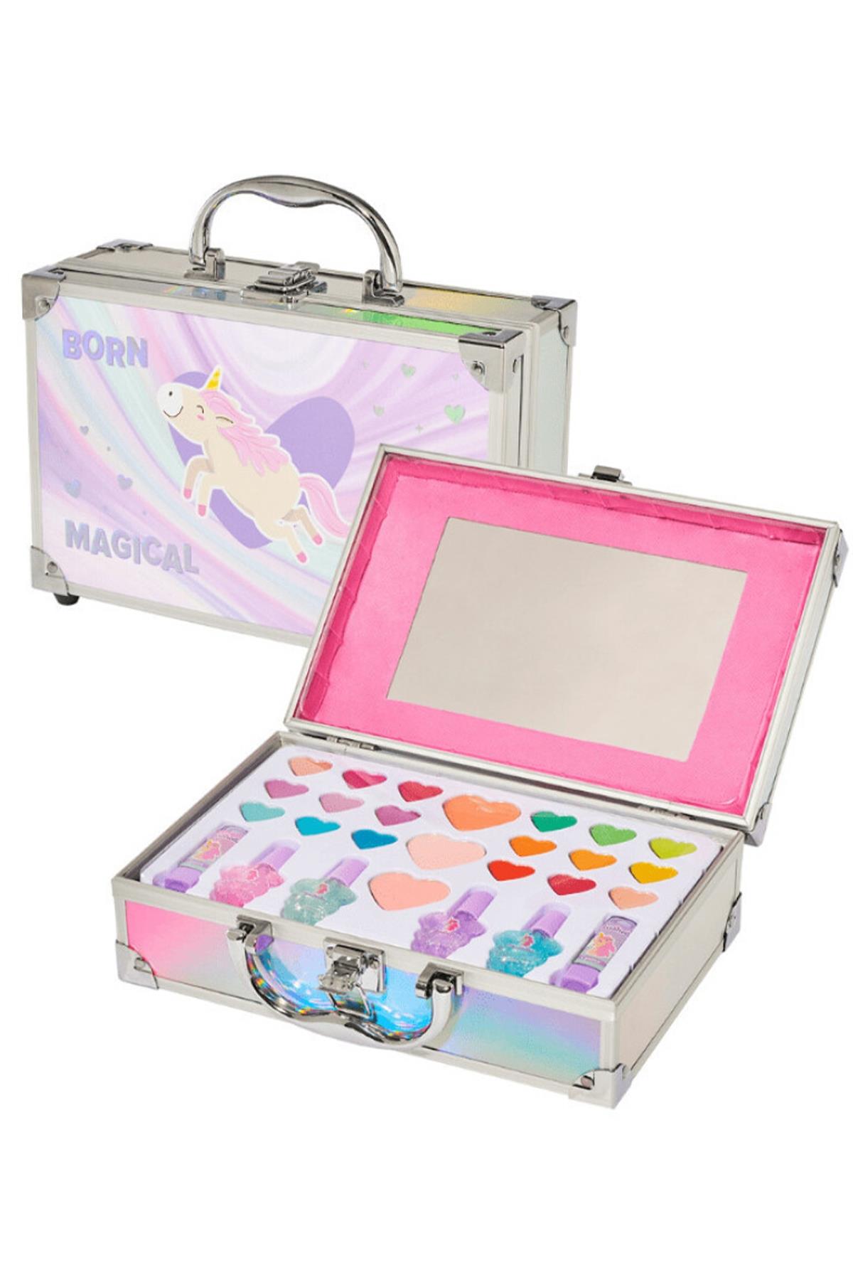 Martinelia Taşıma Çantalı Makyaj Seti - Little Unicorn Çok Renkli