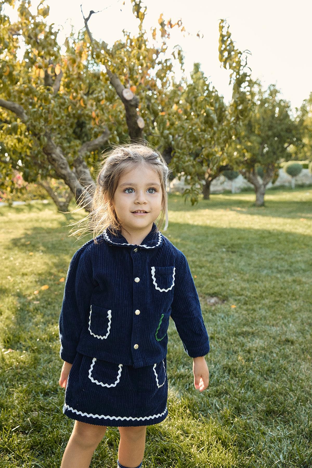Maya Luca / Courduroy (Blue) Çok Renkli