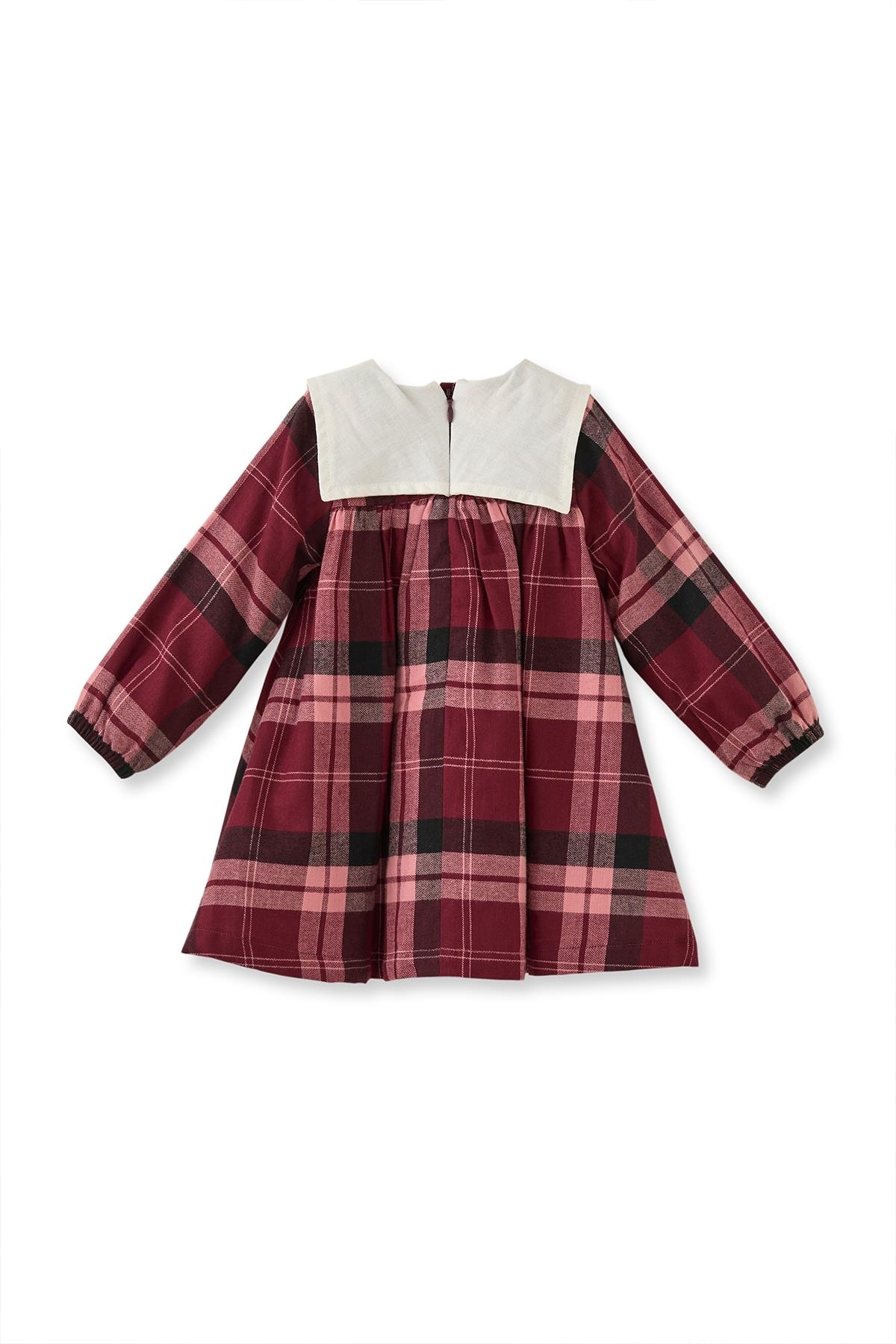 Maya Luca / Schottenkaro Dress (Red) Çok Renkli