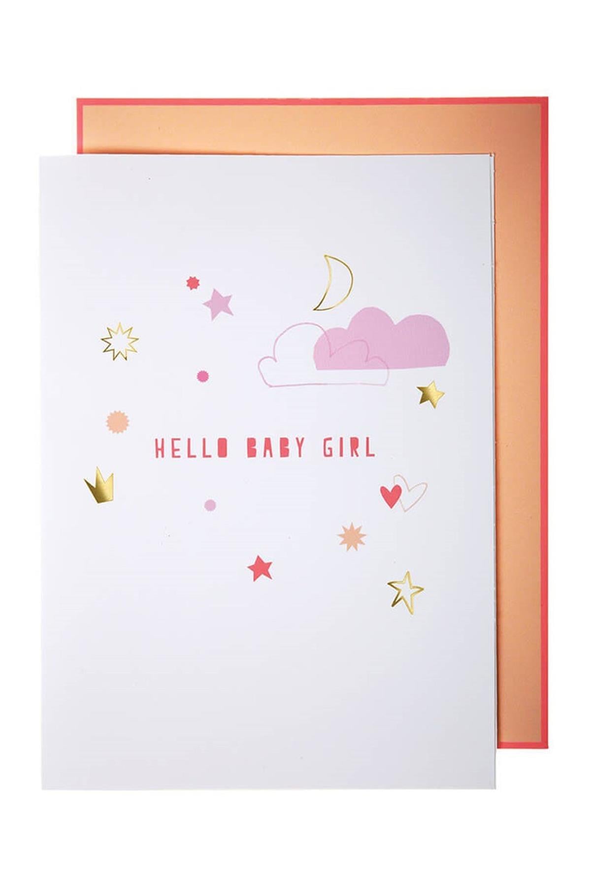 Meri Meri - Baby Baby Card - Baby Baby Tebrik Kartı Çok Renkli