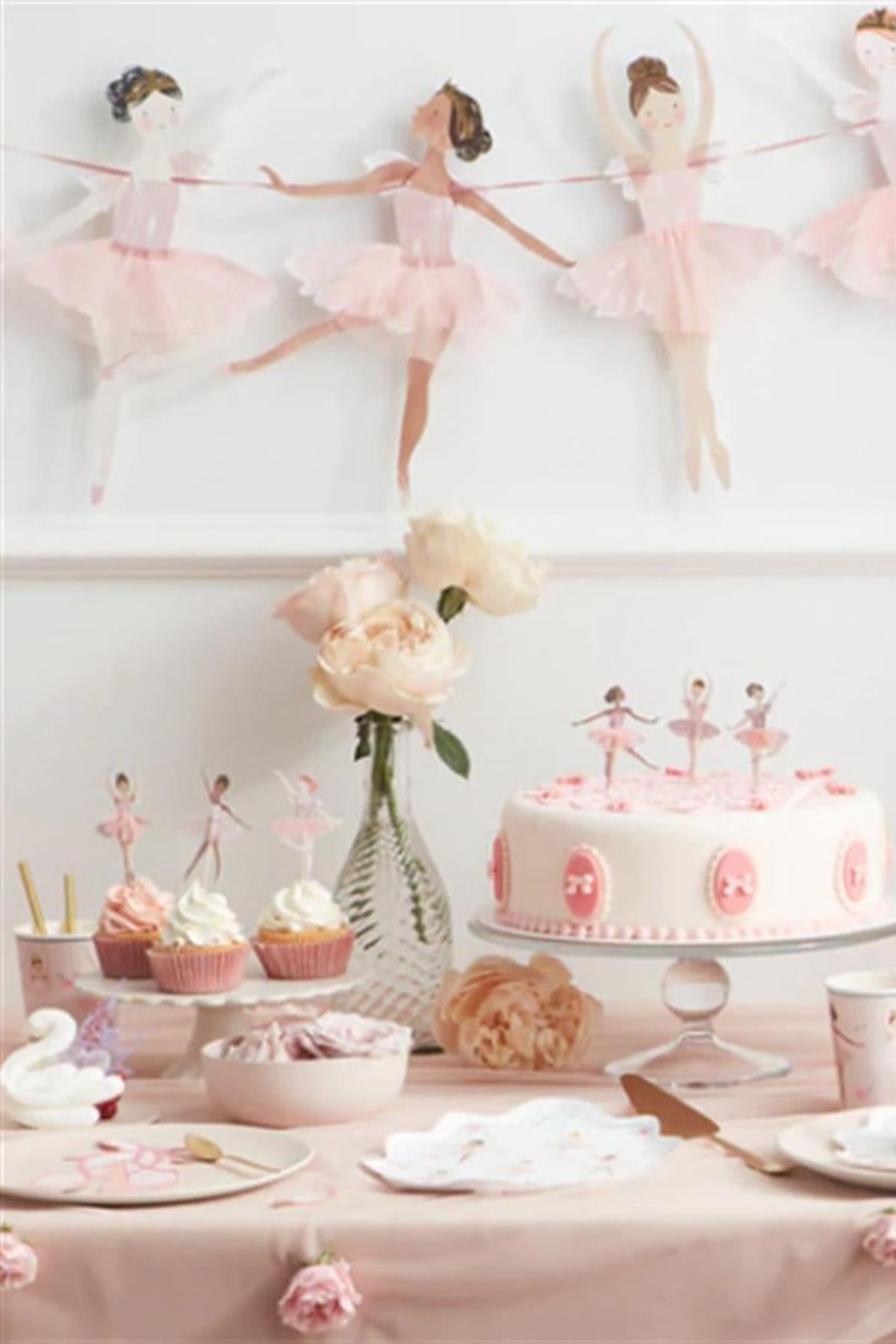 Meri Meri - Ballerina Garland - Balerin Asılan Süs Çok Renkli
