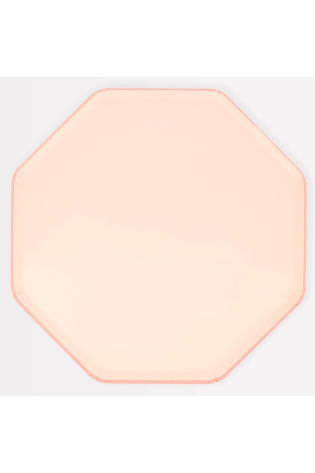 Meri Meri - Ballet Slipper Pink Dinner Plates - Bale Point Pembesi Tabaklar (L) (x8) Çok Renkli