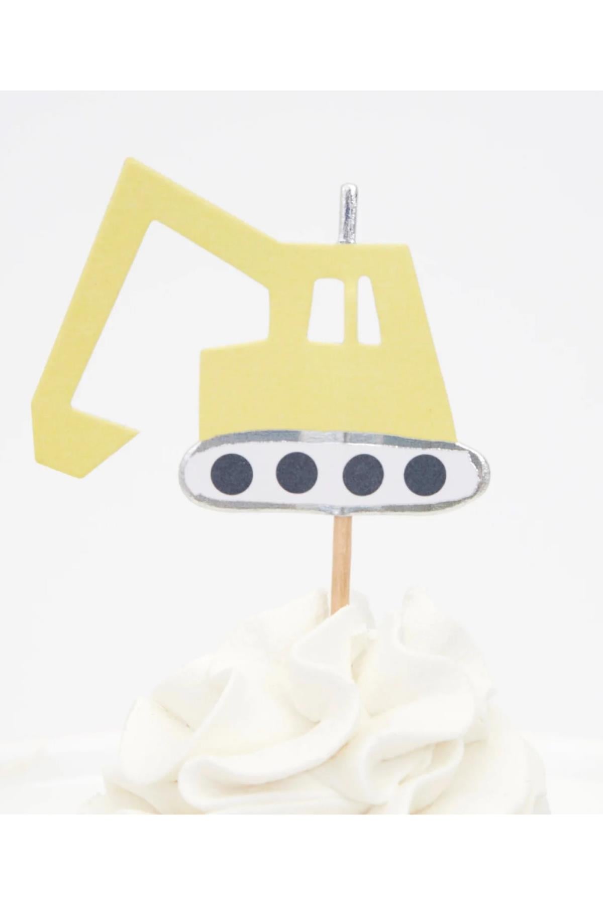 Meri Meri - Construction Cupcake Kit - İnşaat Cupcake Kit Çok Renkli