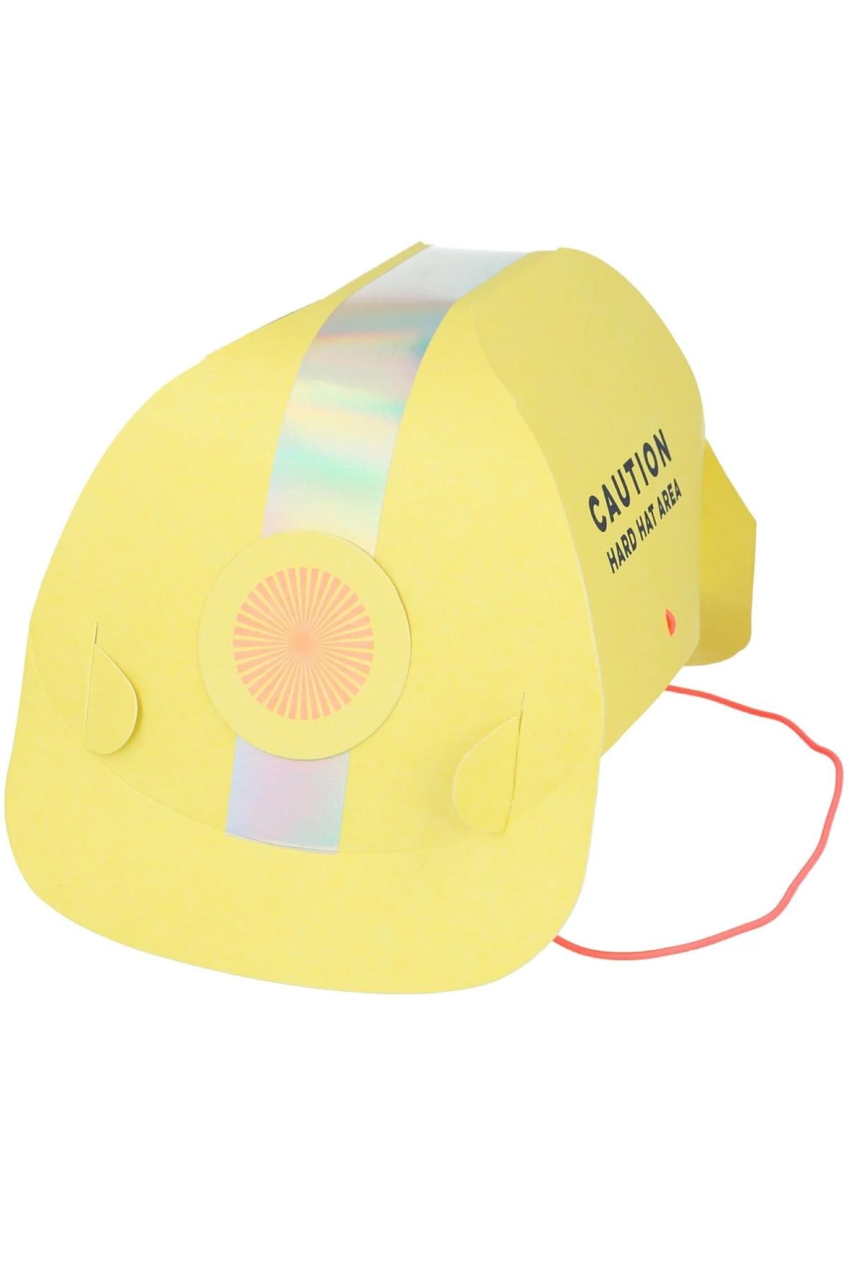 Meri Meri - Construction Party Hat - İnşaat Parti Şapkası Çok Renkli