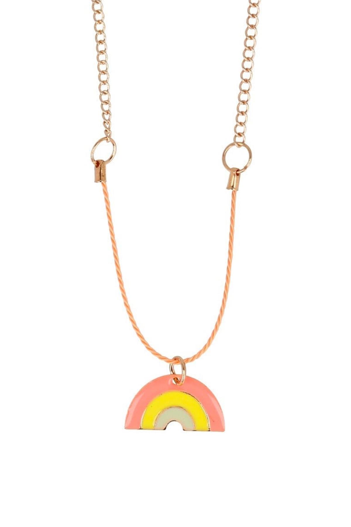 Meri Meri - Enamel Rainbow Necklace - Gökkuşağı Kolye Çok Renkli
