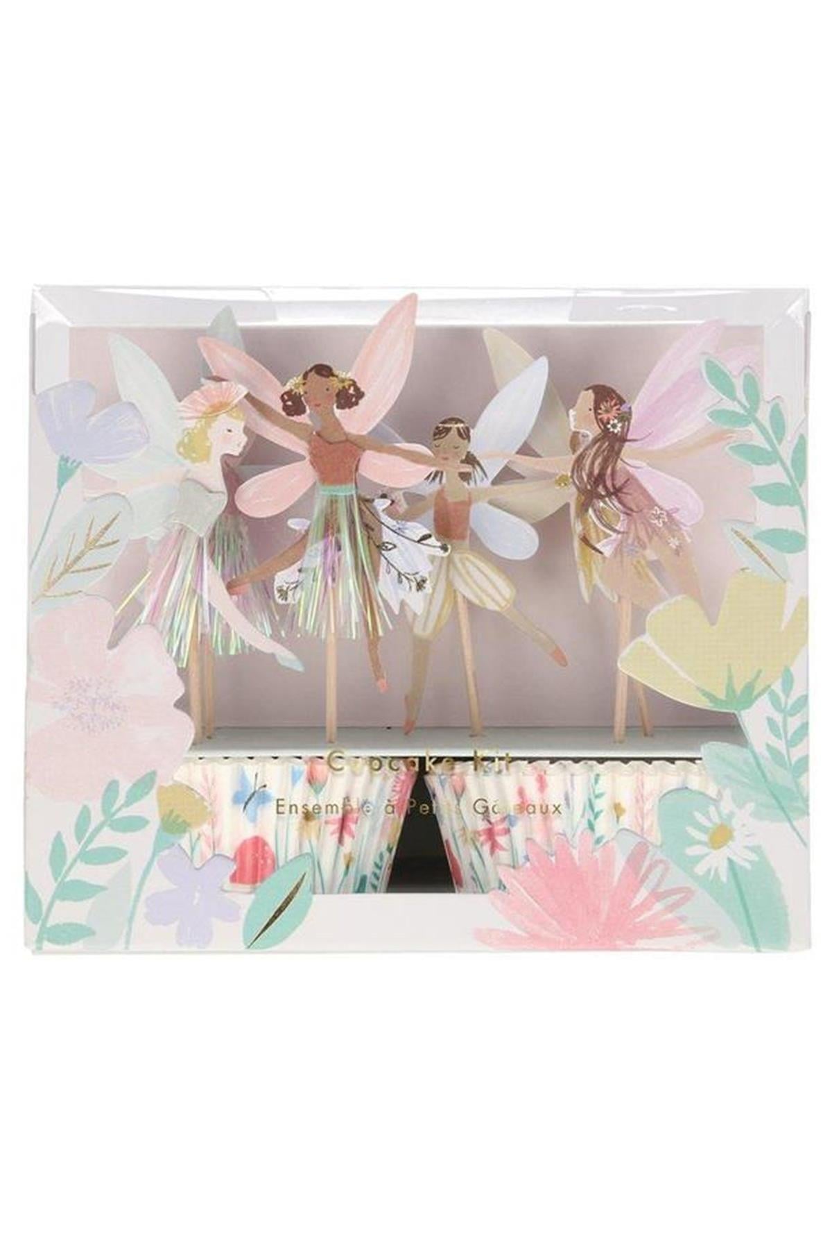 Meri Meri - Fairy Cupcake Kit - Peri Kızı Cupcake Kit Çok Renkli