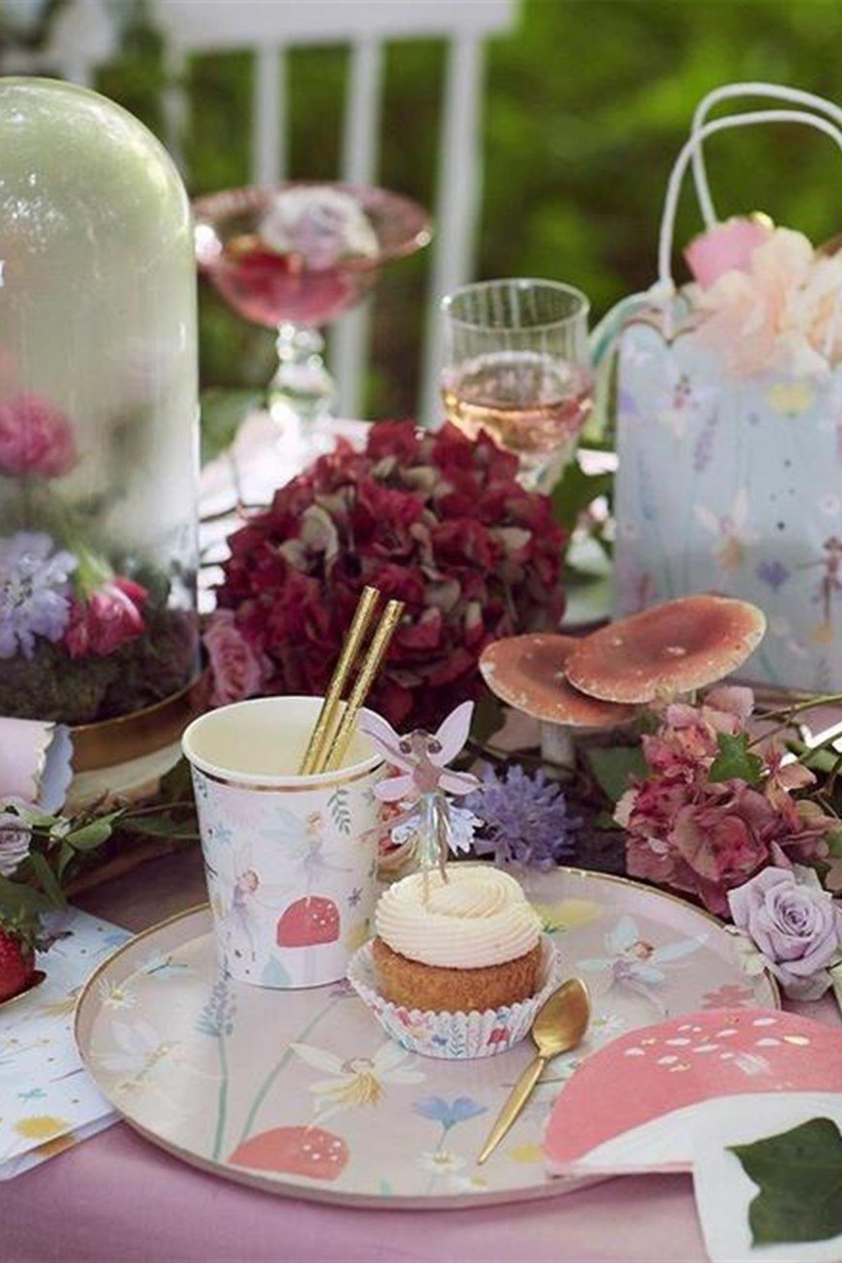 Meri Meri - Fairy Cups - Peri Kızı Bardaklar - 8li Çok Renkli
