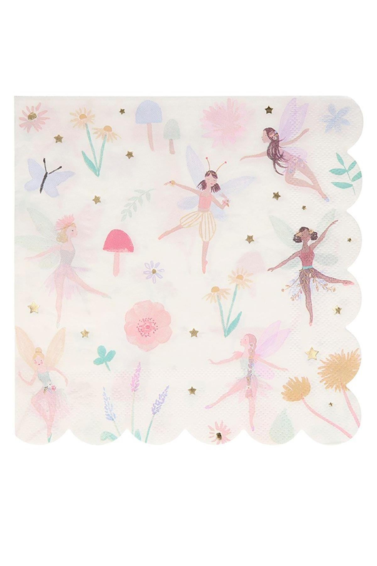 Meri Meri - Fairy Napkins - Peri Kızı Peçete L Çok Renkli