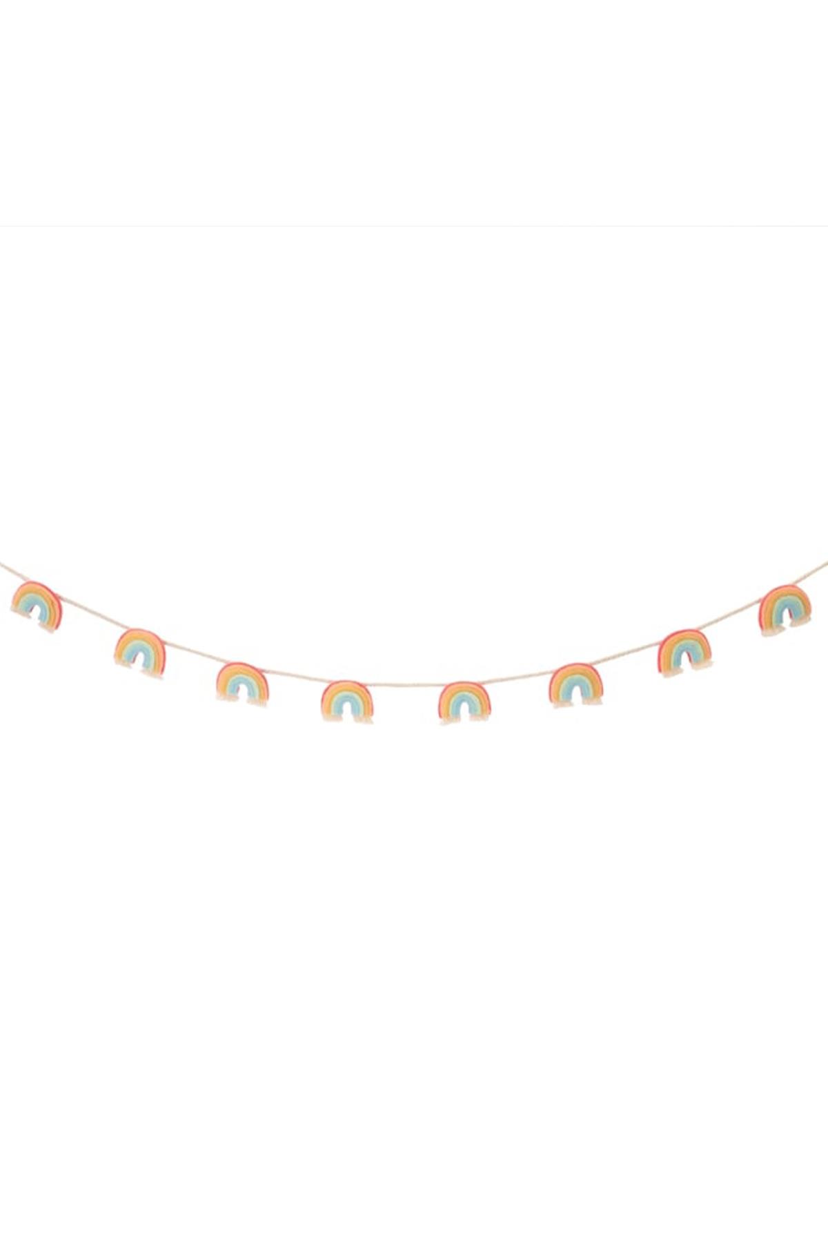 Meri Meri - Felt Rainbow Garland - Keçe Gökkuşağı Asılan Süs Çok Renkli