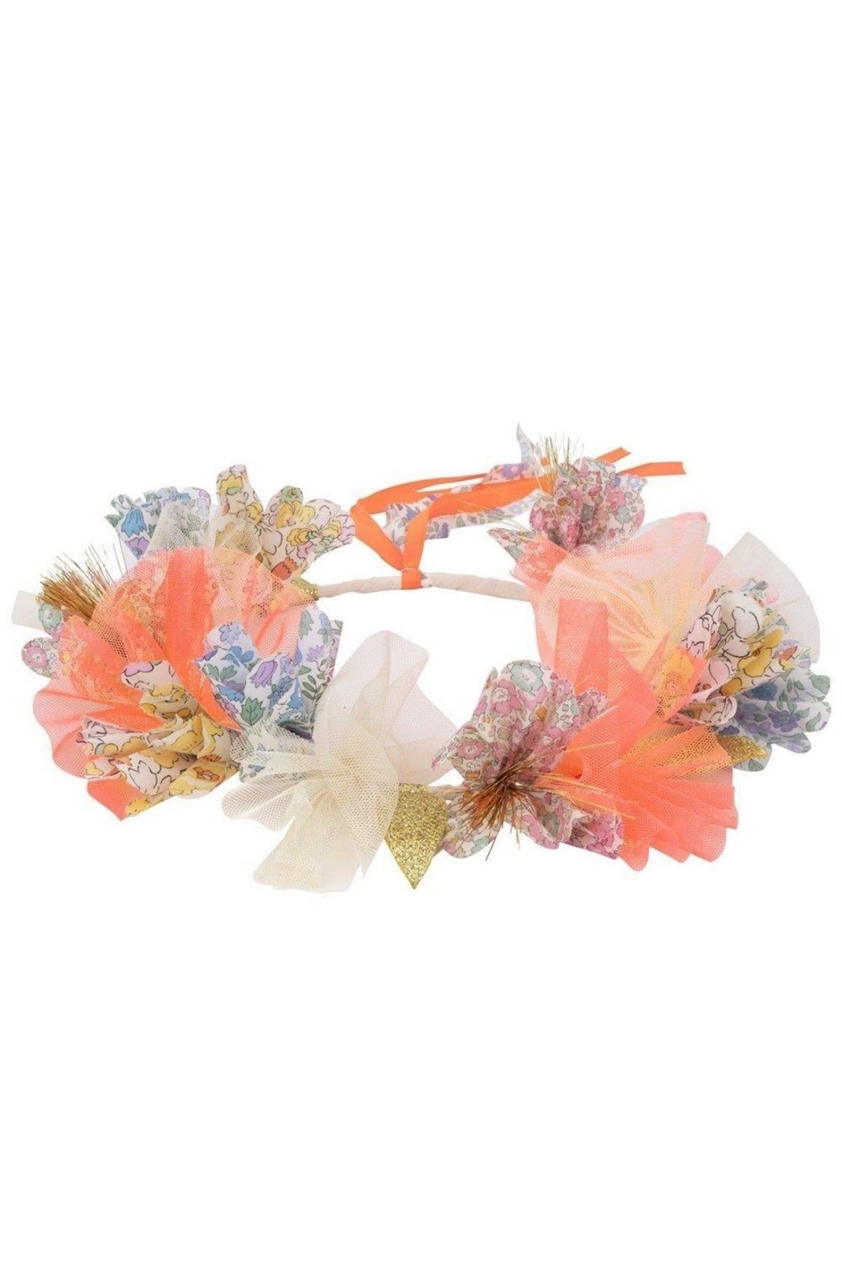 Meri Meri - Floral Halo Crown - Çiçekli Hale Taç Çok Renkli