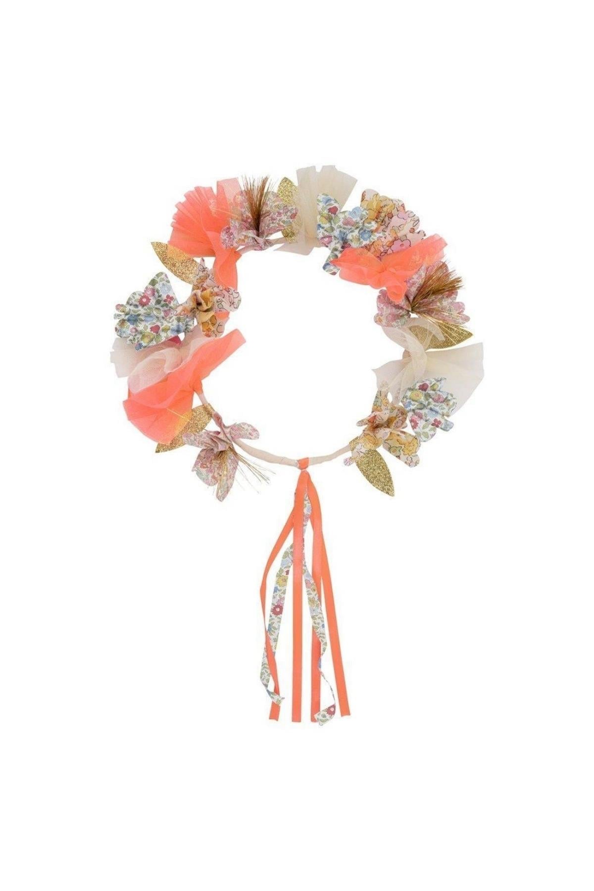 Meri Meri - Floral Halo Crown - Çiçekli Hale Taç Çok Renkli