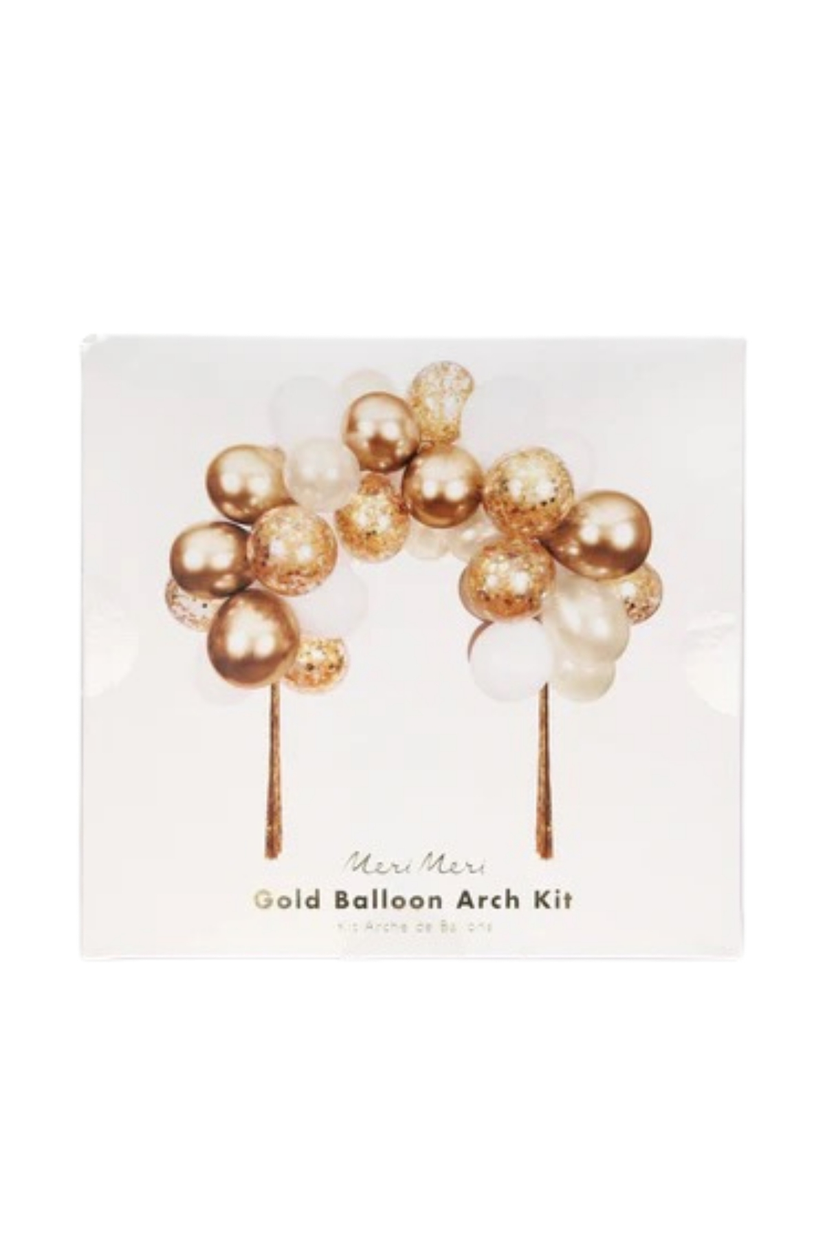 Meri Meri - Gold Balloon Arch Kit - Altın Balon Kiti Çok Renkli