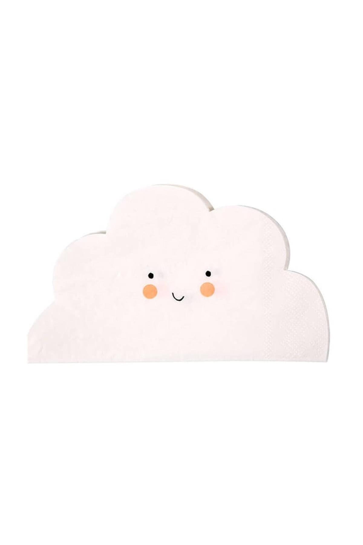 Meri Meri - Happy Cloud Napkins - Bulut Peçete Çok Renkli