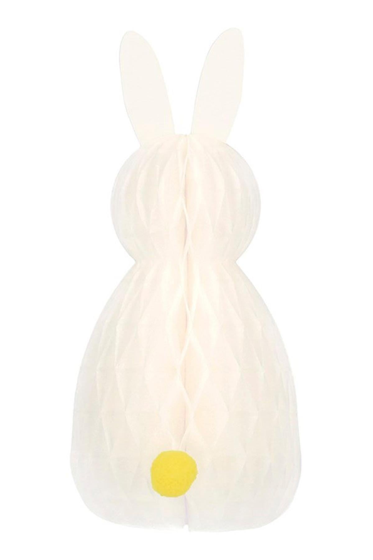 Meri Meri - Honeycomb Bunnies - Tavşan Petekli Süsler Çok Renkli