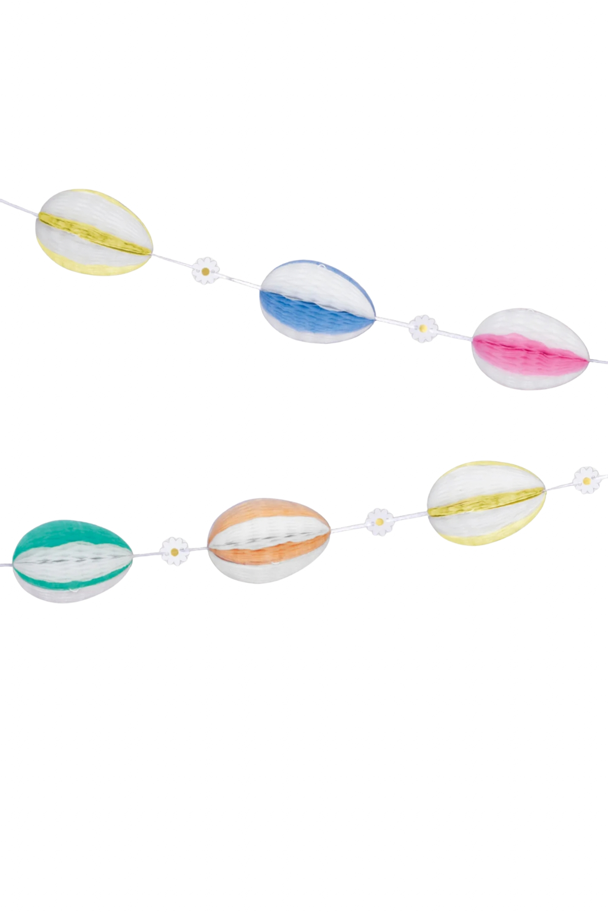 Meri Meri - Honeycomb Egg Garland - Petekli Yumurta Asılan Süs Çok Renkli