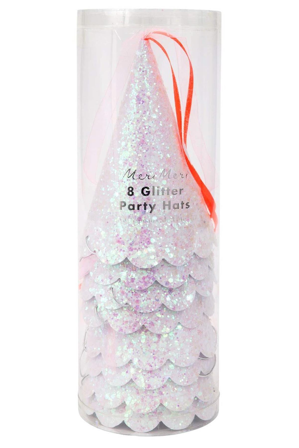 Meri Meri - Magical Princess Party Hats - Büyülü Prenses Parti Şapkaları - 8li Çok Renkli