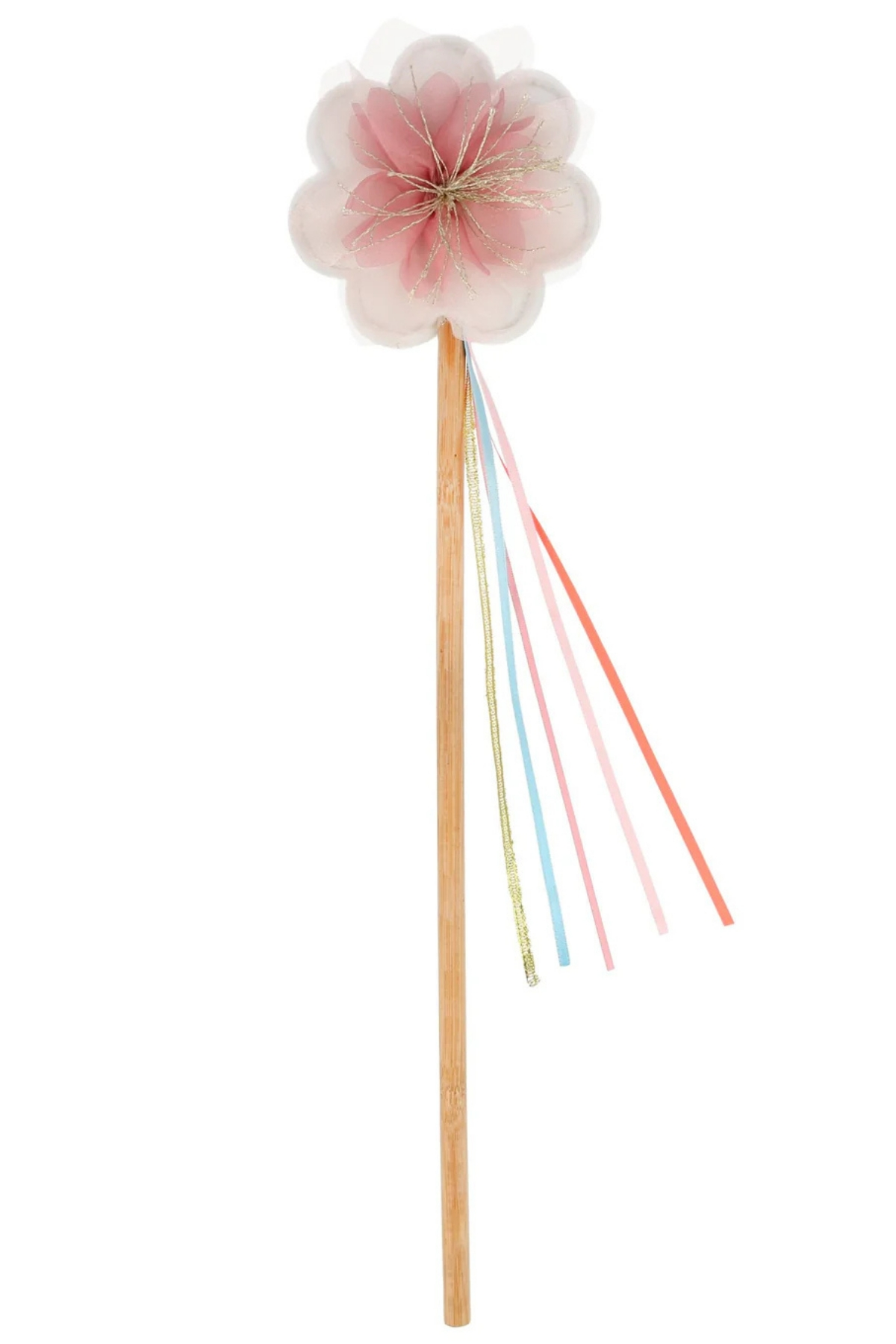 Meri Meri - Organza Flower Wings & Wand - Çiçekli Kanat & Değnek Çok Renkli