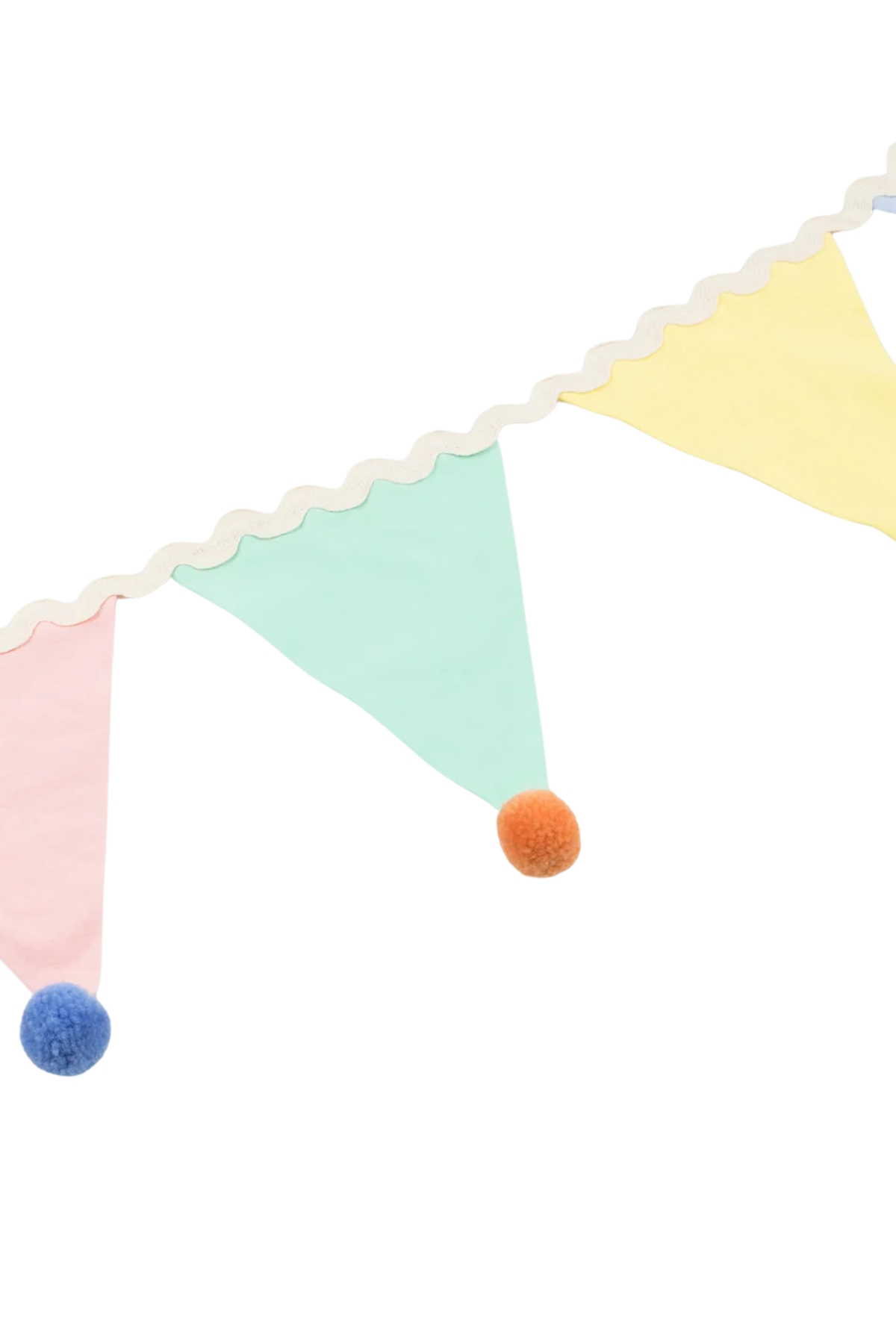 Meri Meri - Pastel Pom Pom Bayrak Asılan Süs Çok Renkli