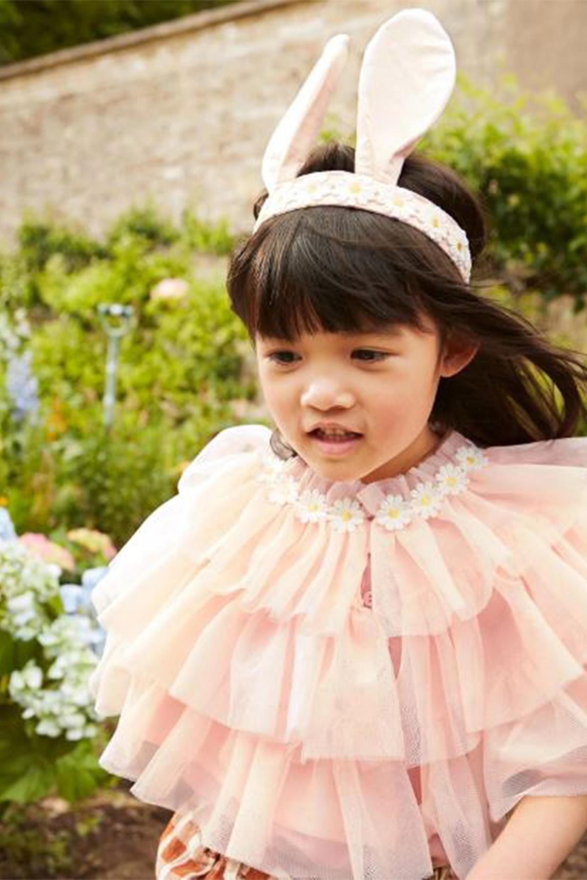 Meri Meri - Peach Tulle Bunny Costume - Tül Tavşan Kostüm Çok Renkli