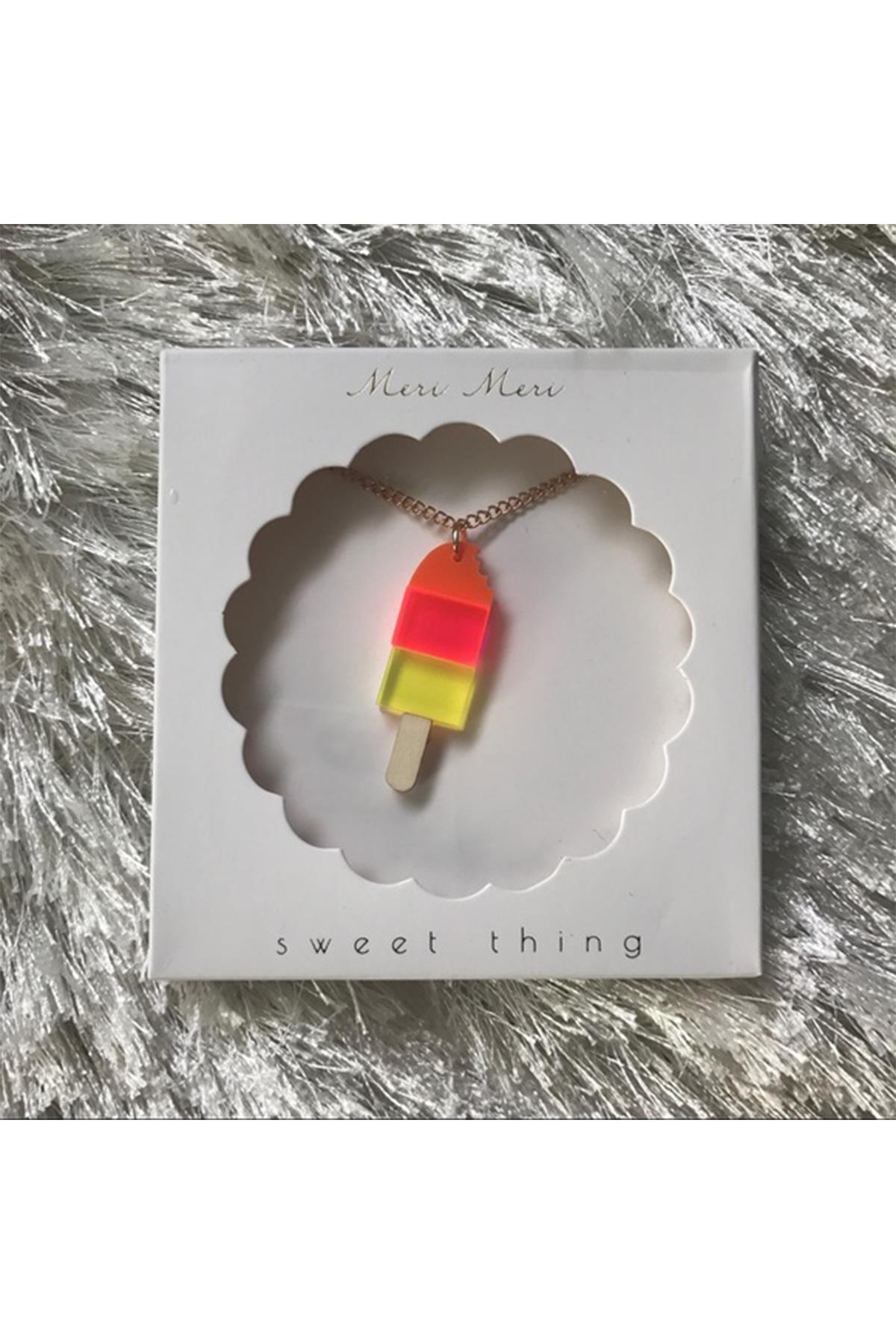 Meri Meri - Popsicle Necklace - Dondurma Kolye Çok Renkli