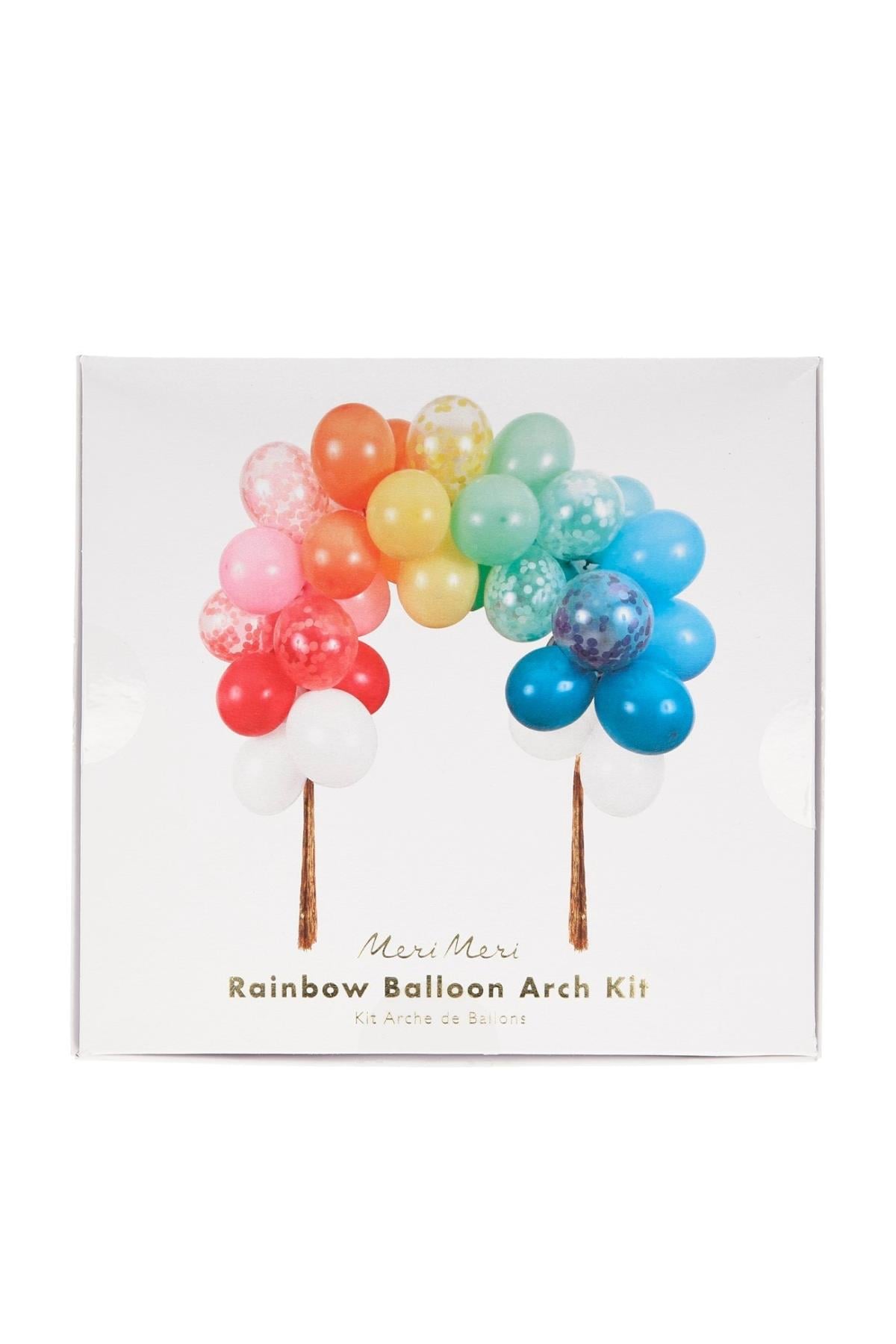 Meri Meri - Rainbow Balloon Arch Kit - Gökkuşağı Balon Kit Çok Renkli