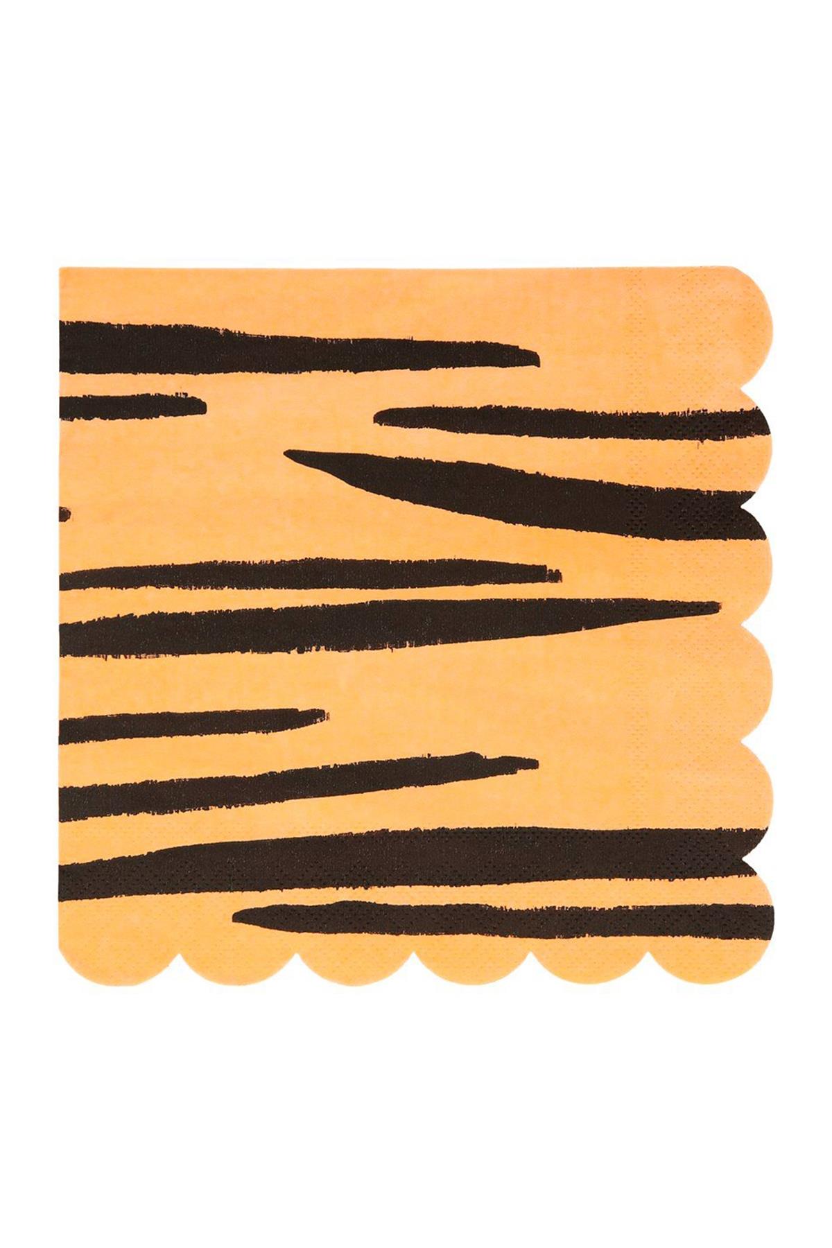 Meri Meri - Safari Napkins - Safari Peçete - L - 16lı Çok Renkli