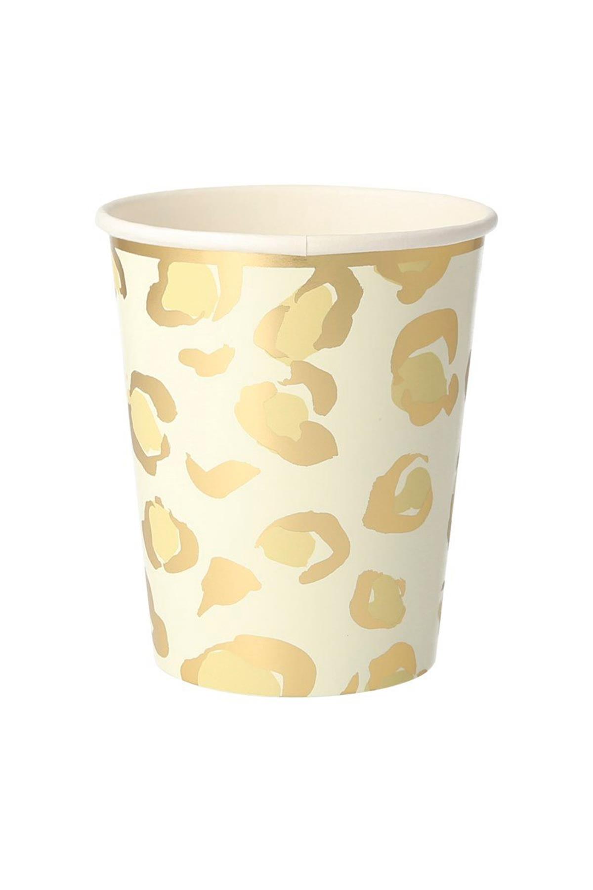 Meri Meri - Safari Party Cups - Safari Bardak - 8li Çok Renkli