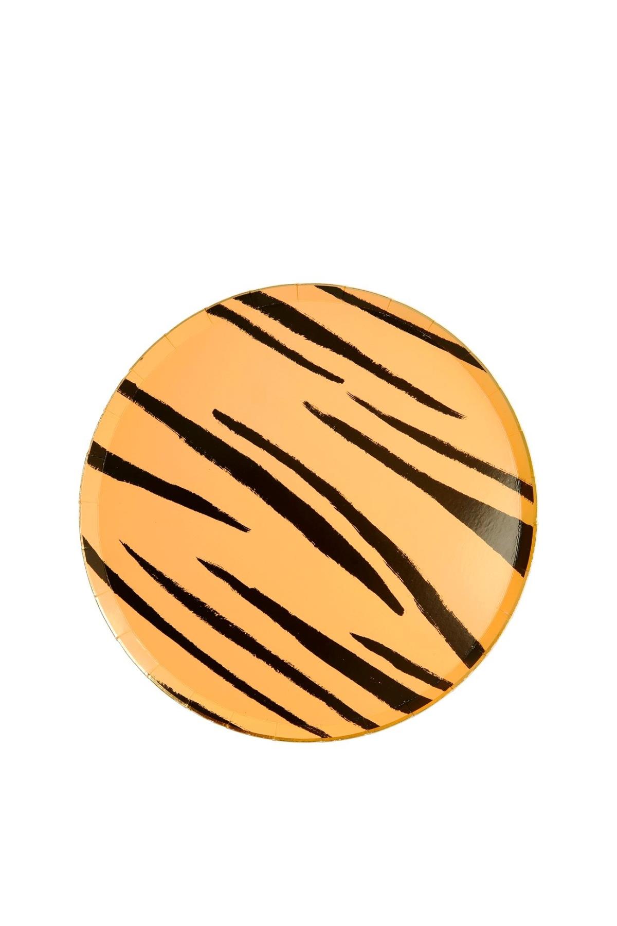 Meri Meri - Safari Plates - Safari Tabak - L - 8li Çok Renkli