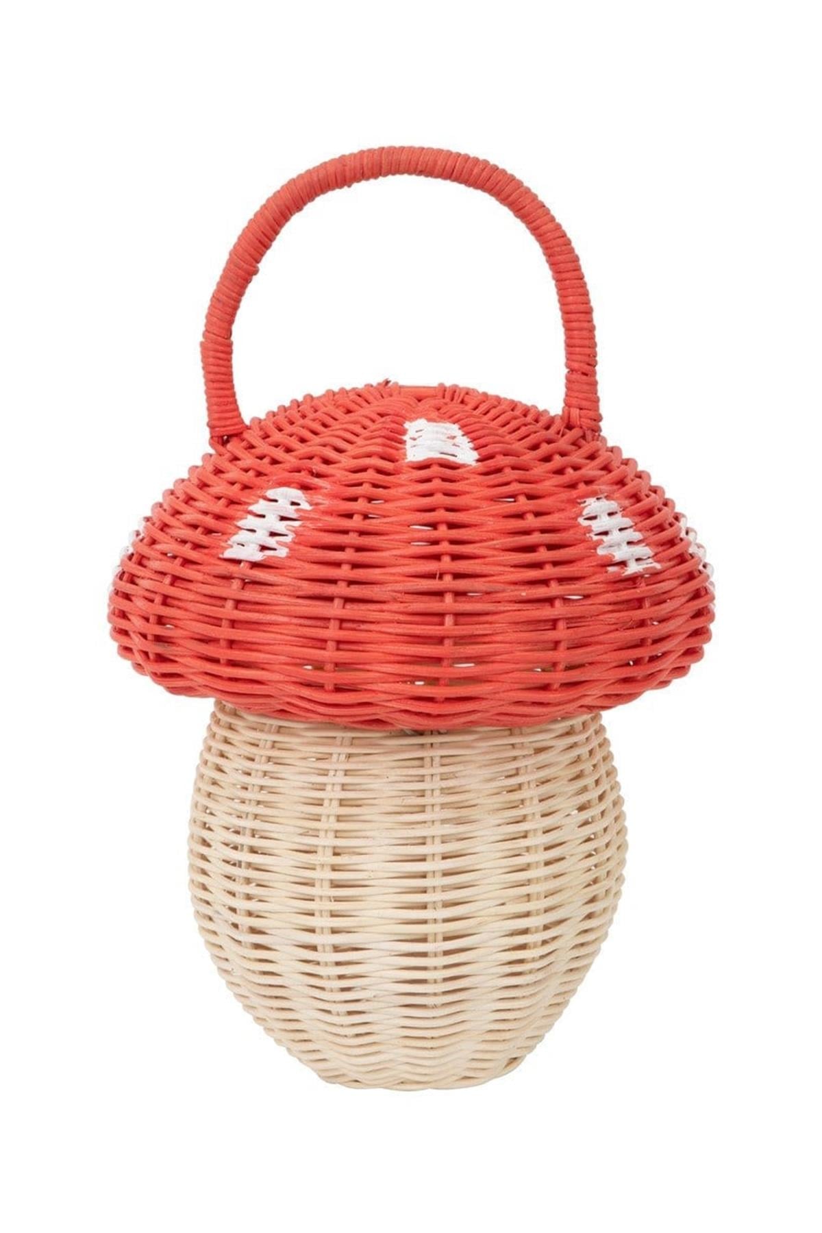 Meri Meri - Toadstool Basket - Mantar Çanta Çok Renkli