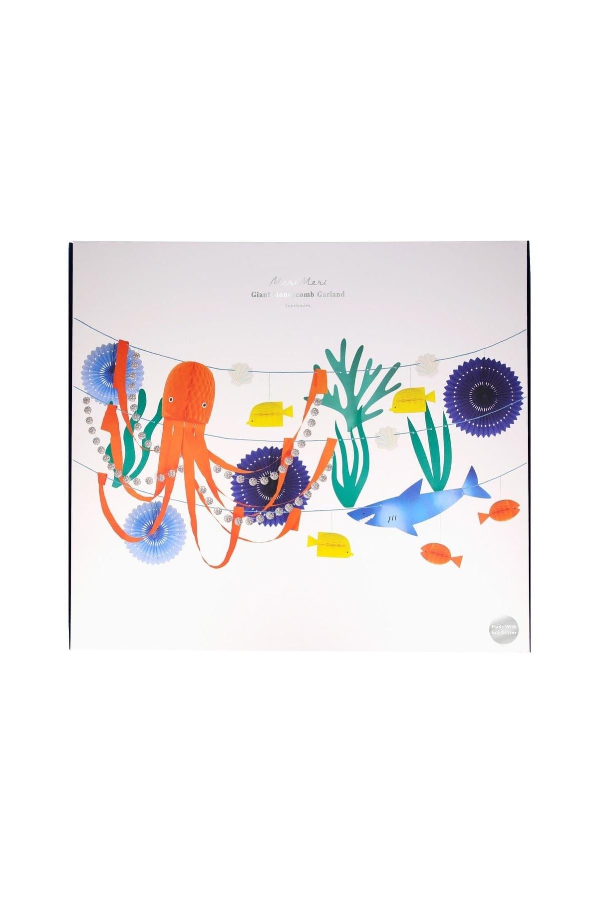 Meri Meri - Under The Sea Garland - Su Altı Dünyası Asılan Süs Çok Renkli