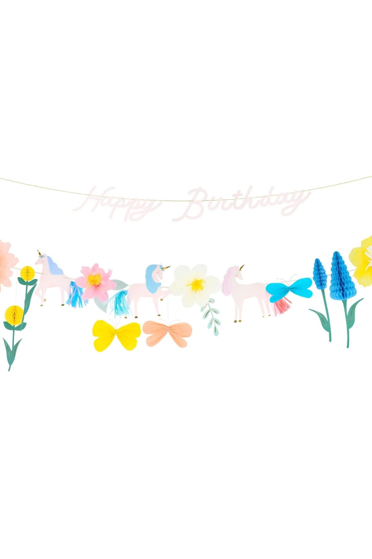 Meri Meri - Unicorn Asılan Süs Çok Renkli